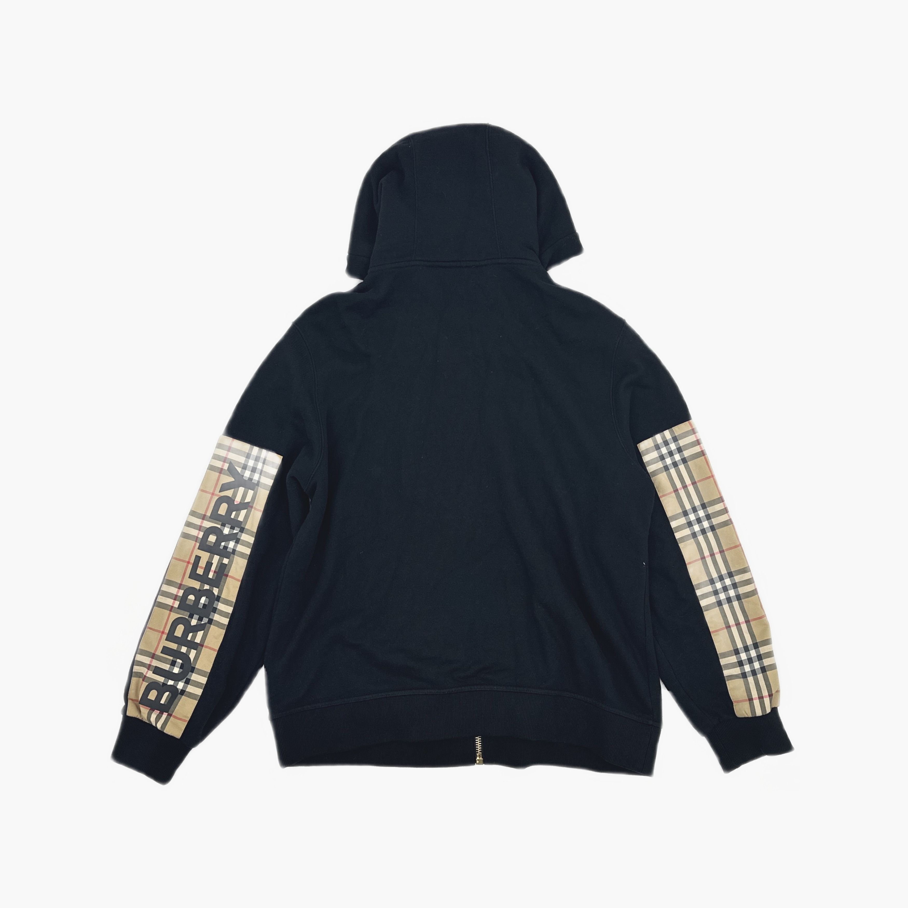 Burberry Burberry Check Detail Zip Hoodie Size L Size US L / EU 52-54 / 3 - 2 Thumbnail