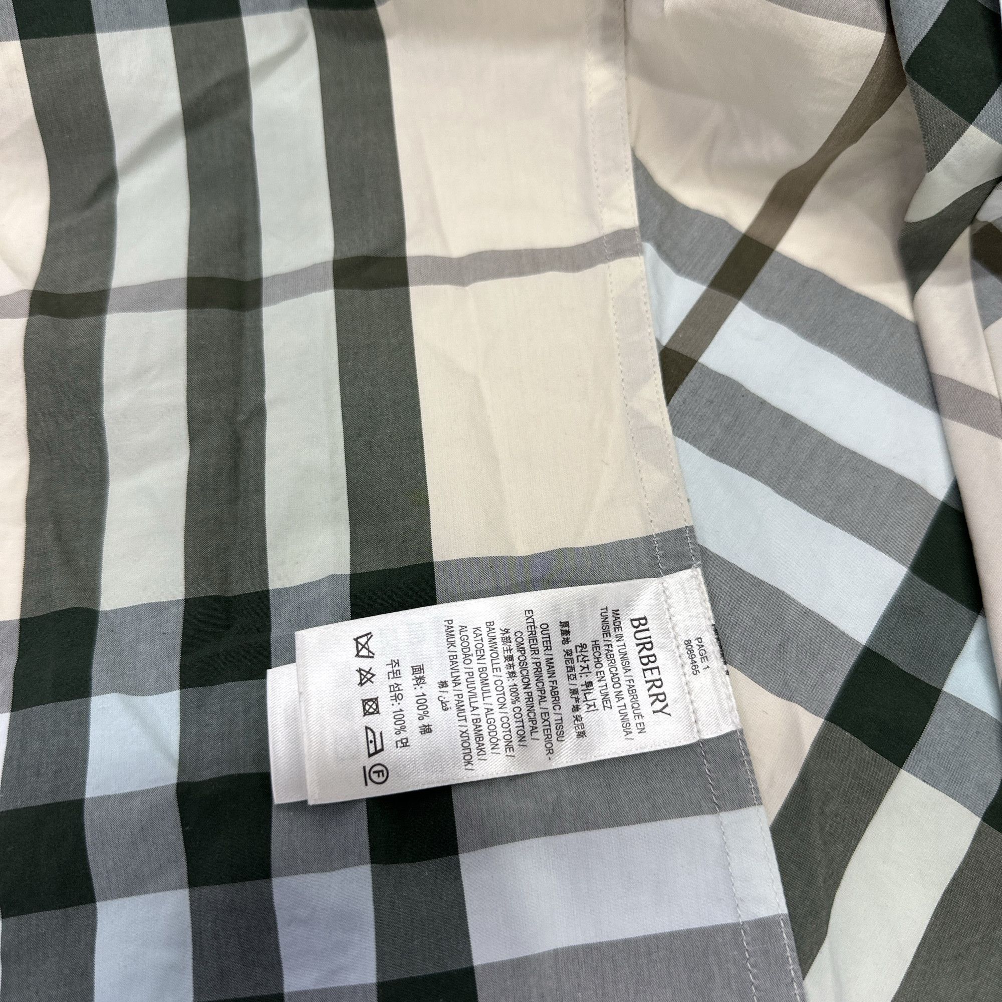 Burberry Burberry Check Print Button Up Shirt Size M Size US M / EU 48-50 / 2 - 4 Thumbnail