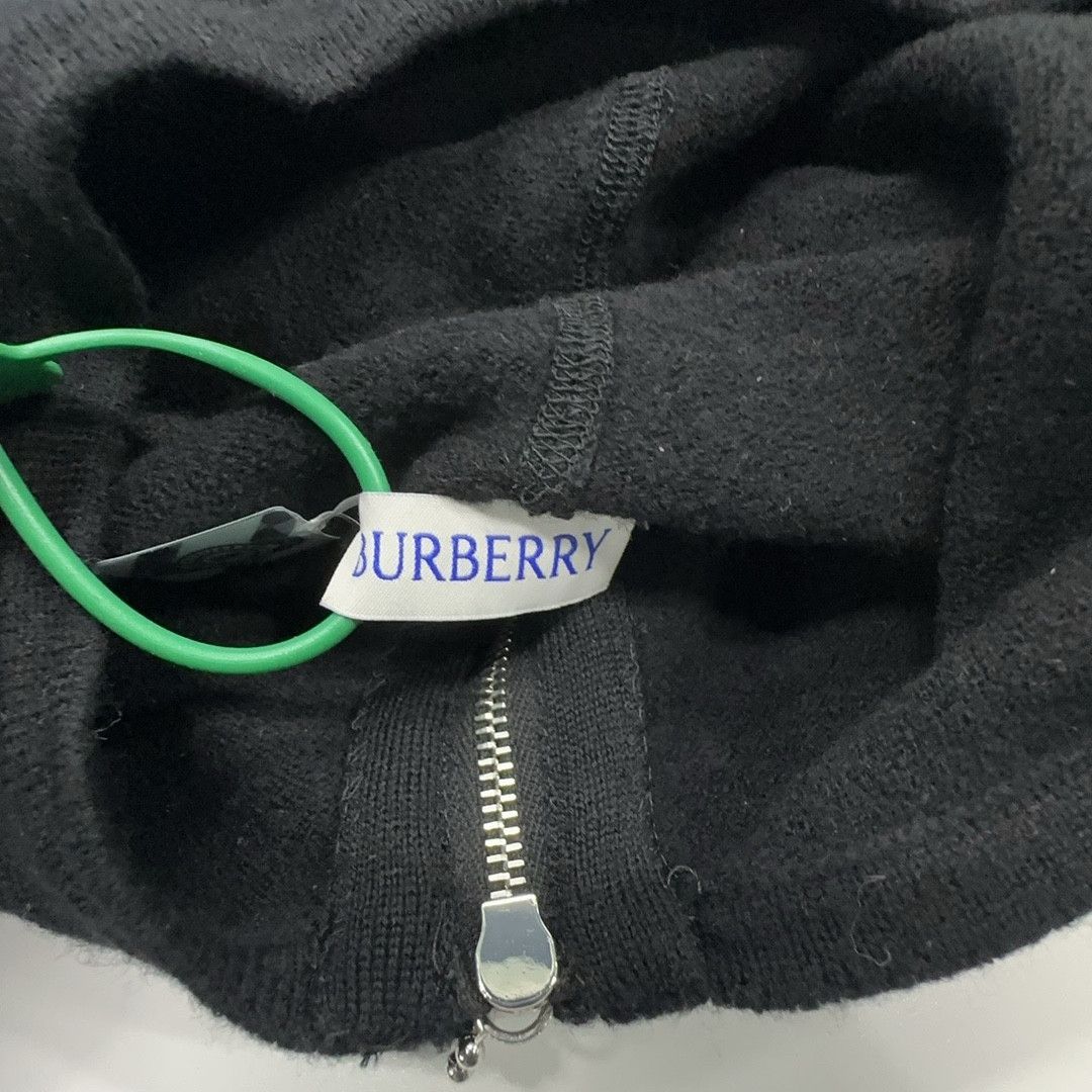 Burberry Burberry Wool Half-Zip Hoodie Size XL Size US XL / EU 56 / 4 - 3 Thumbnail
