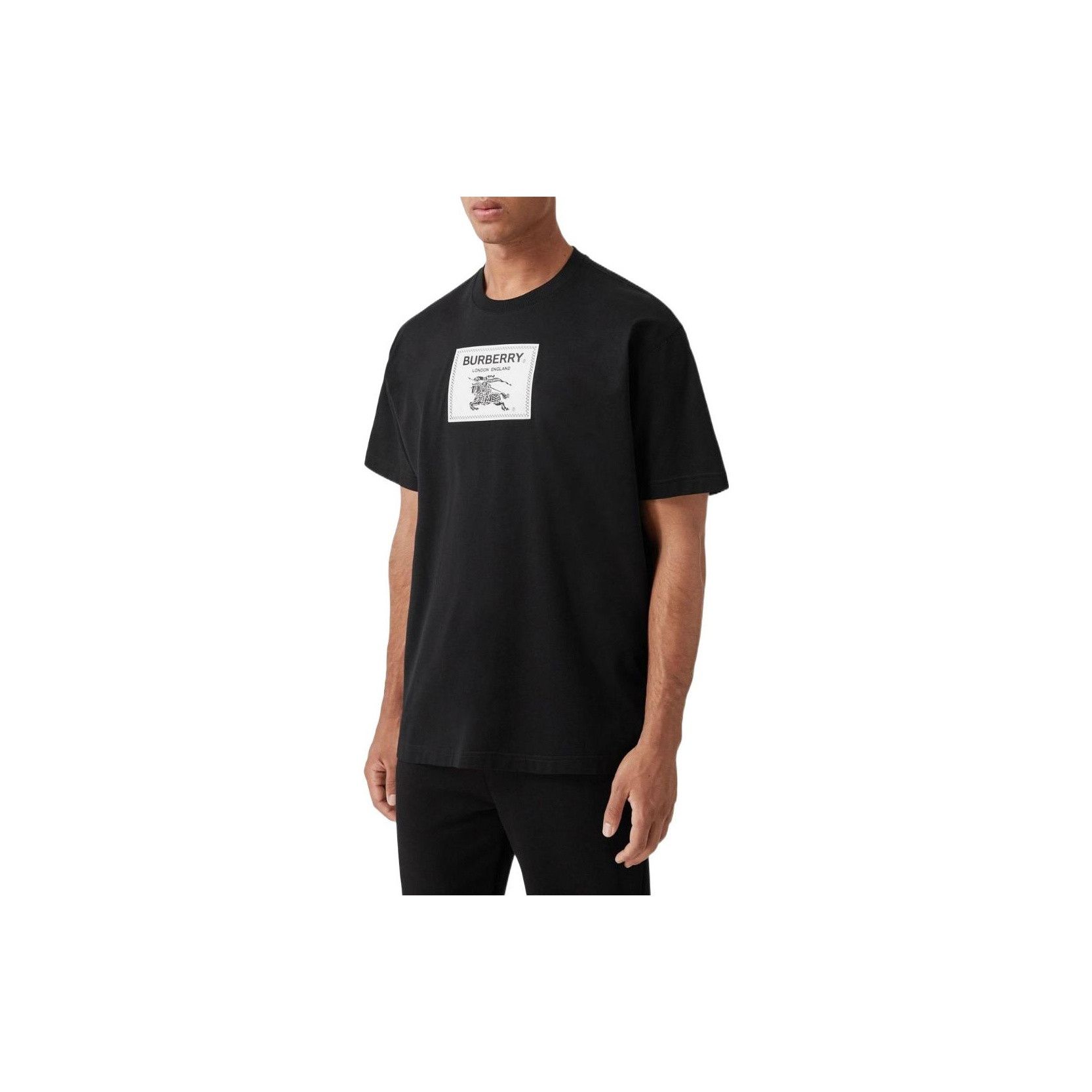 Burberry Burberry Logo Patch T-Shirt Black Size S Size US S / EU 44-46 / 1 - 15 Thumbnail