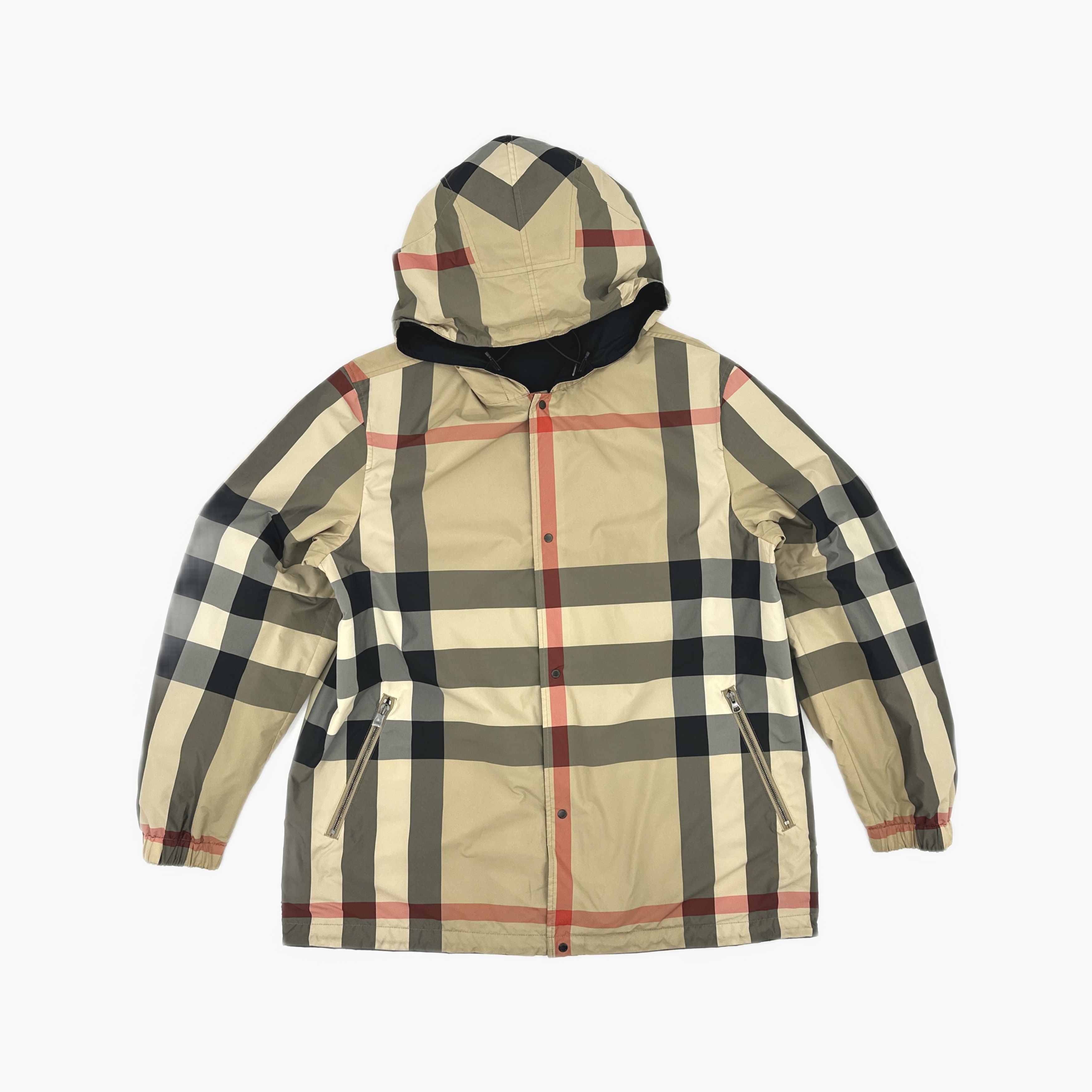 Burberry Burberry Reversible Check Hooded Jacket Size XL Size US XL / EU 56 / 4 - 7 Thumbnail