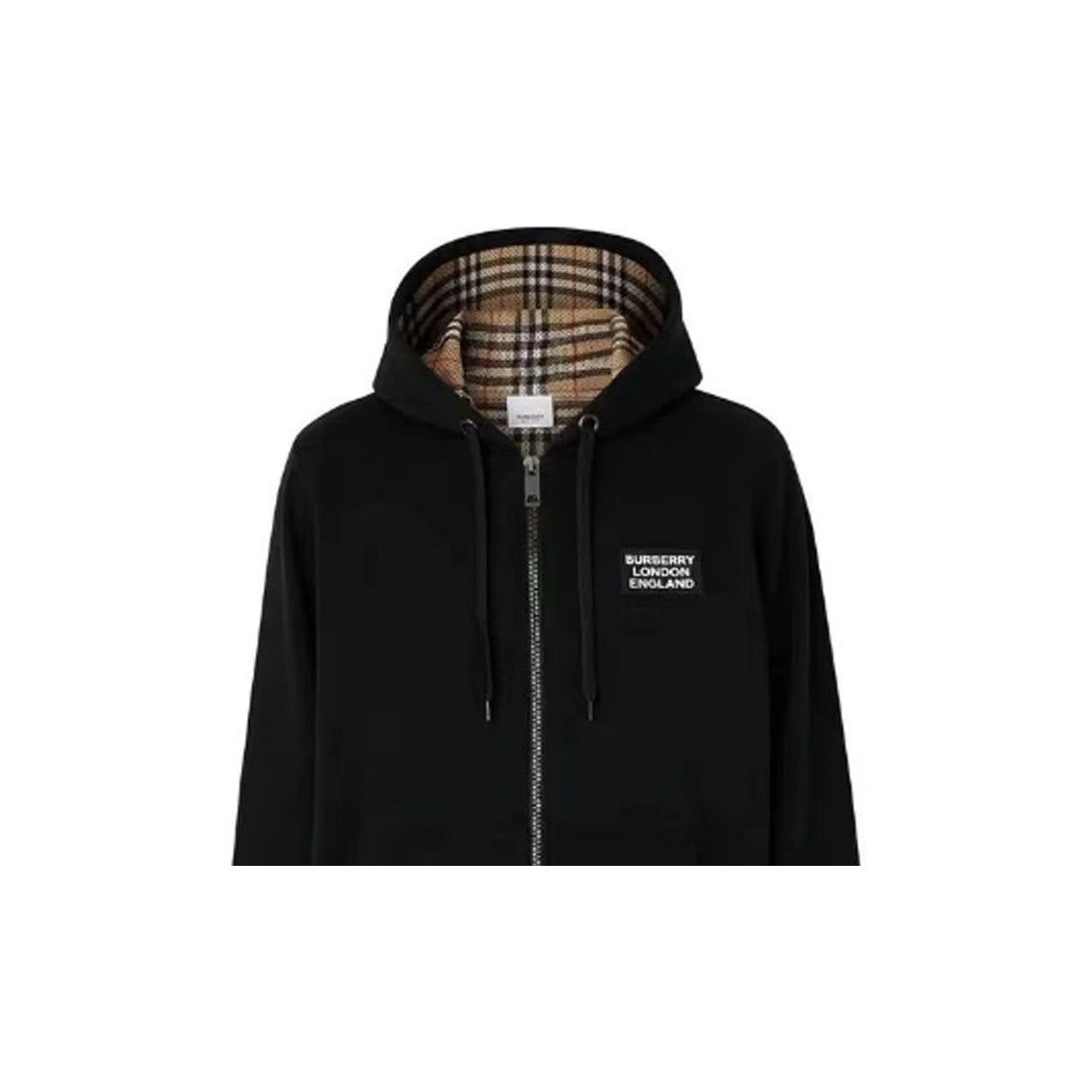 Burberry Burberry Logo Patch Zip Up Hoodie Size M Size US M / EU 48-50 / 2 - 8 Thumbnail
