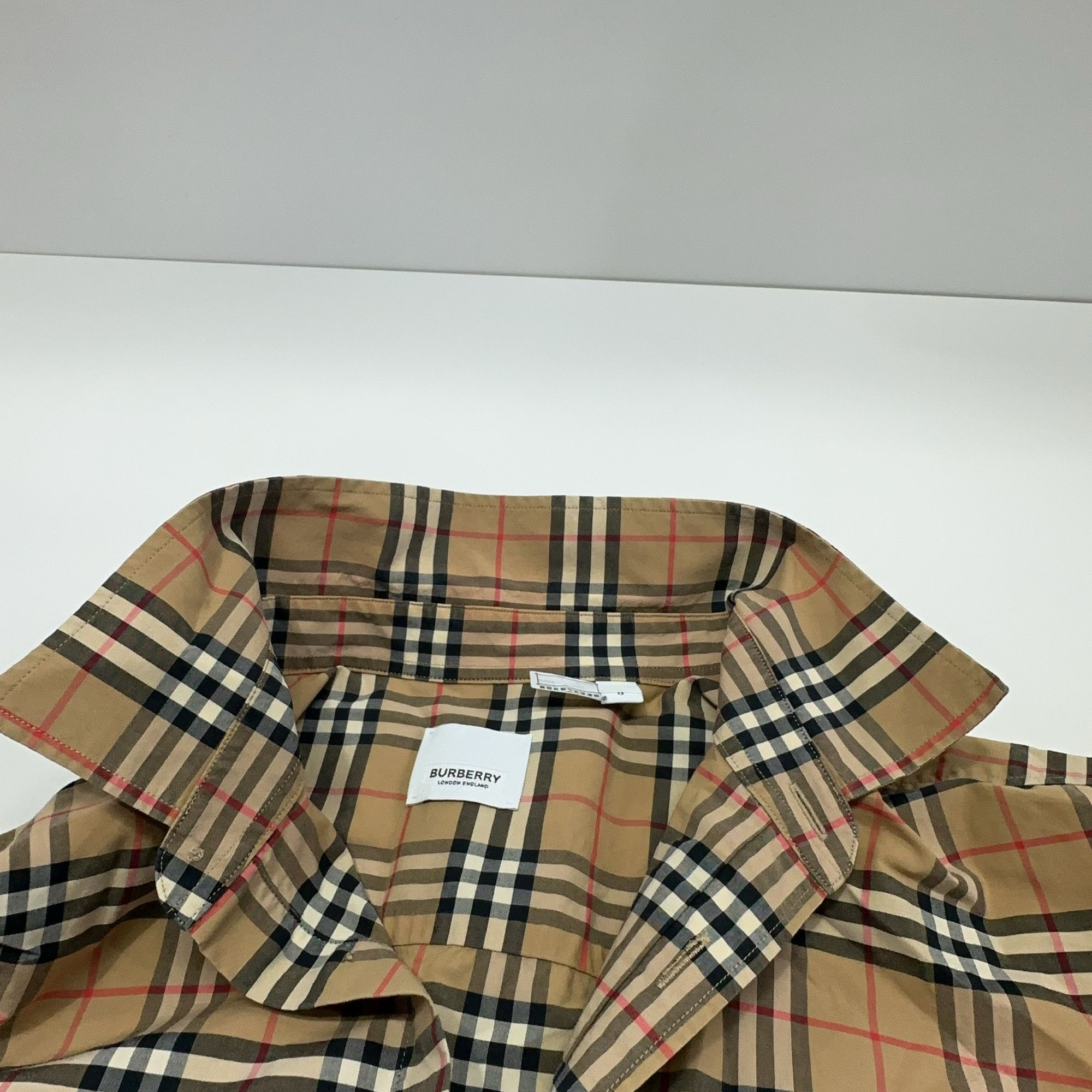 Burberry Burberry Check Button Up Shirt Size L Size US L / EU 52-54 / 3 - 6 Thumbnail