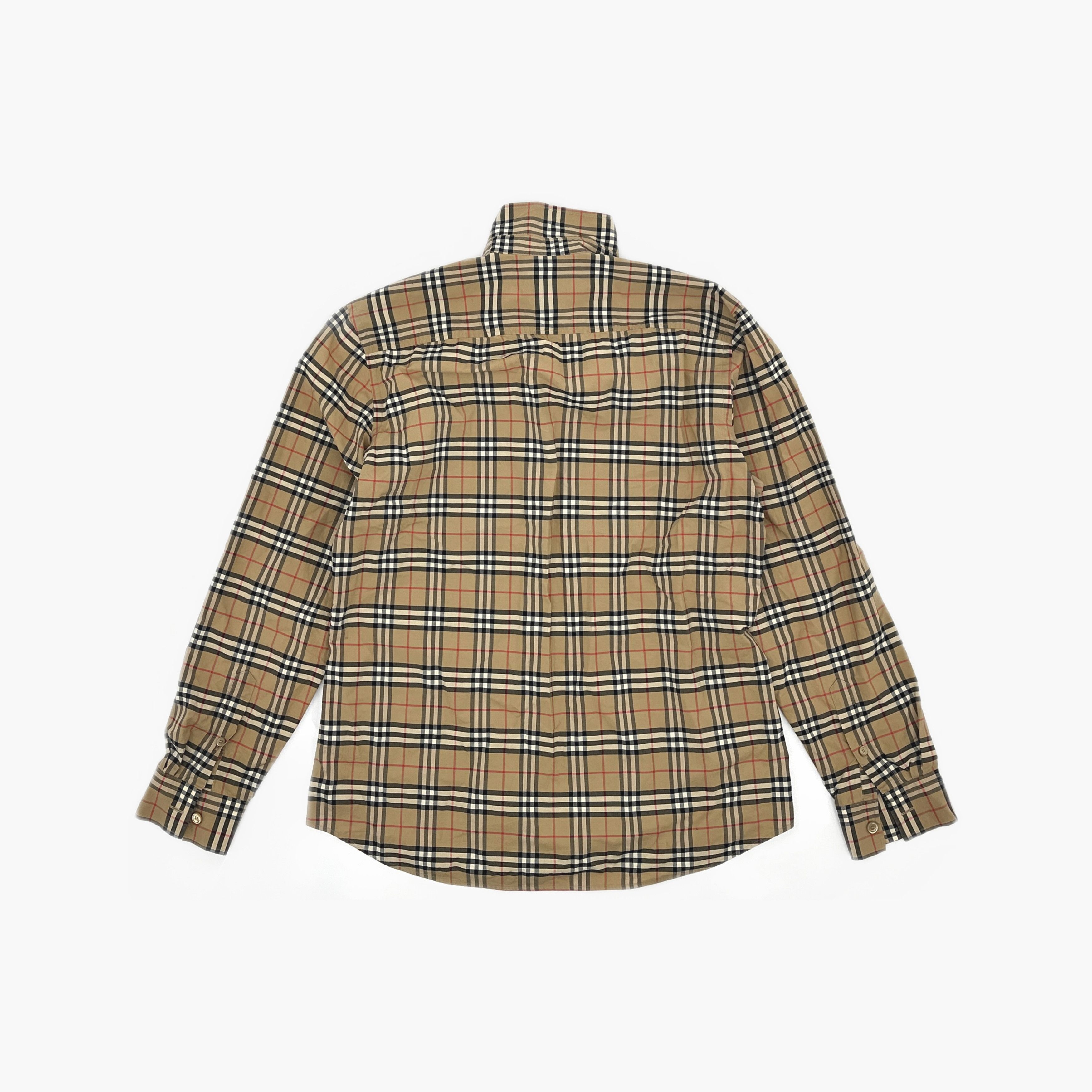 Burberry Burberry Check Button Up Shirt Size L Size US L / EU 52-54 / 3 - 2 Thumbnail