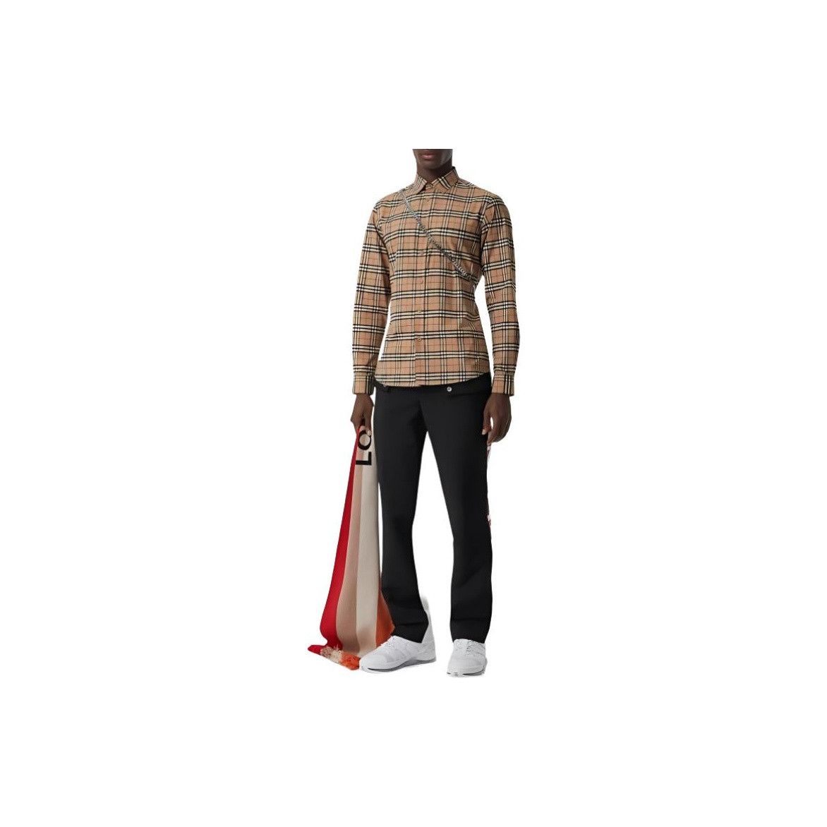 Burberry Burberry Check Button Up Shirt Size L Size US L / EU 52-54 / 3 - 17 Thumbnail