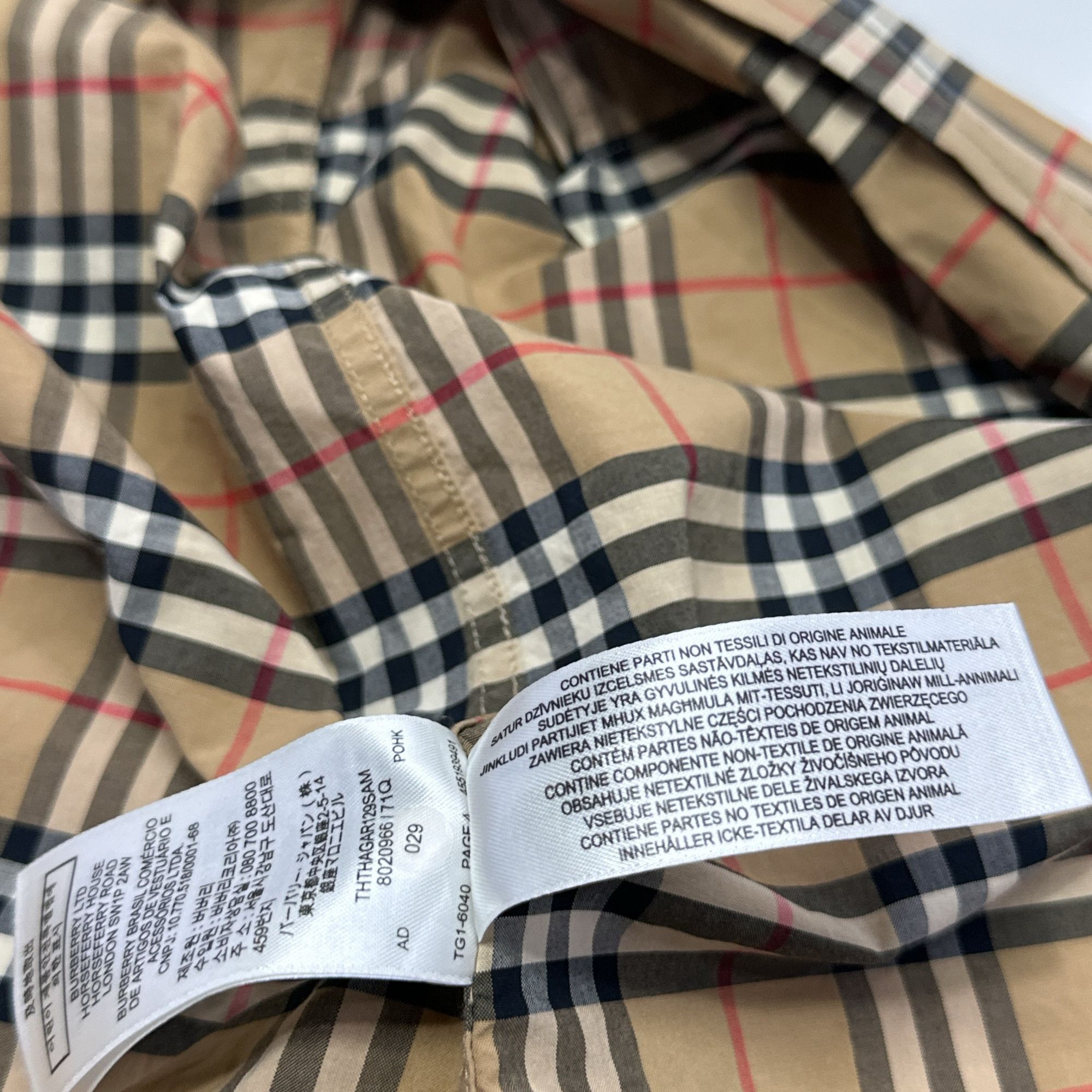 Burberry Burberry Check Button Up Shirt Size L Size US L / EU 52-54 / 3 - 5 Thumbnail
