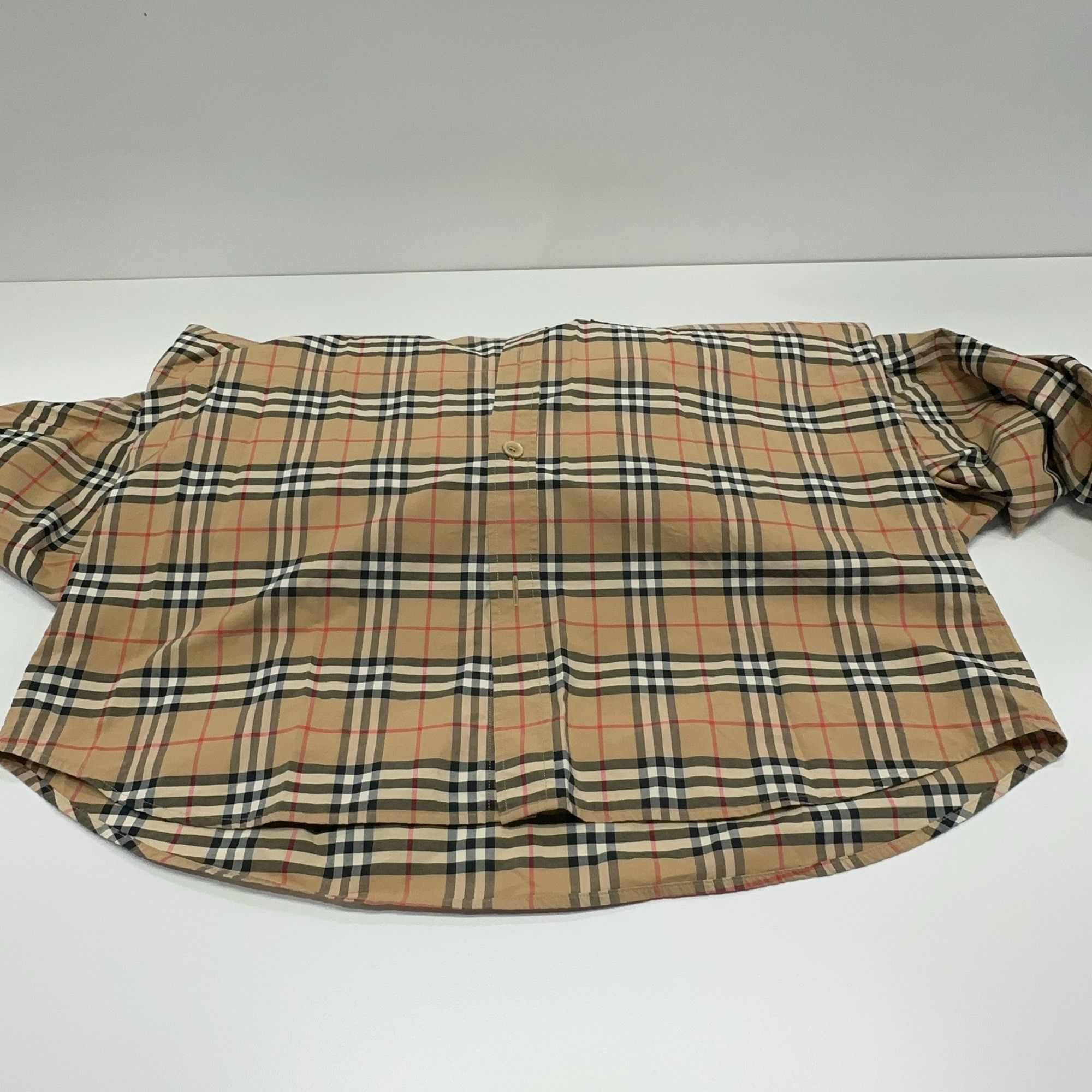 Burberry Burberry Check Button Up Shirt Size L Size US L / EU 52-54 / 3 - 8 Thumbnail