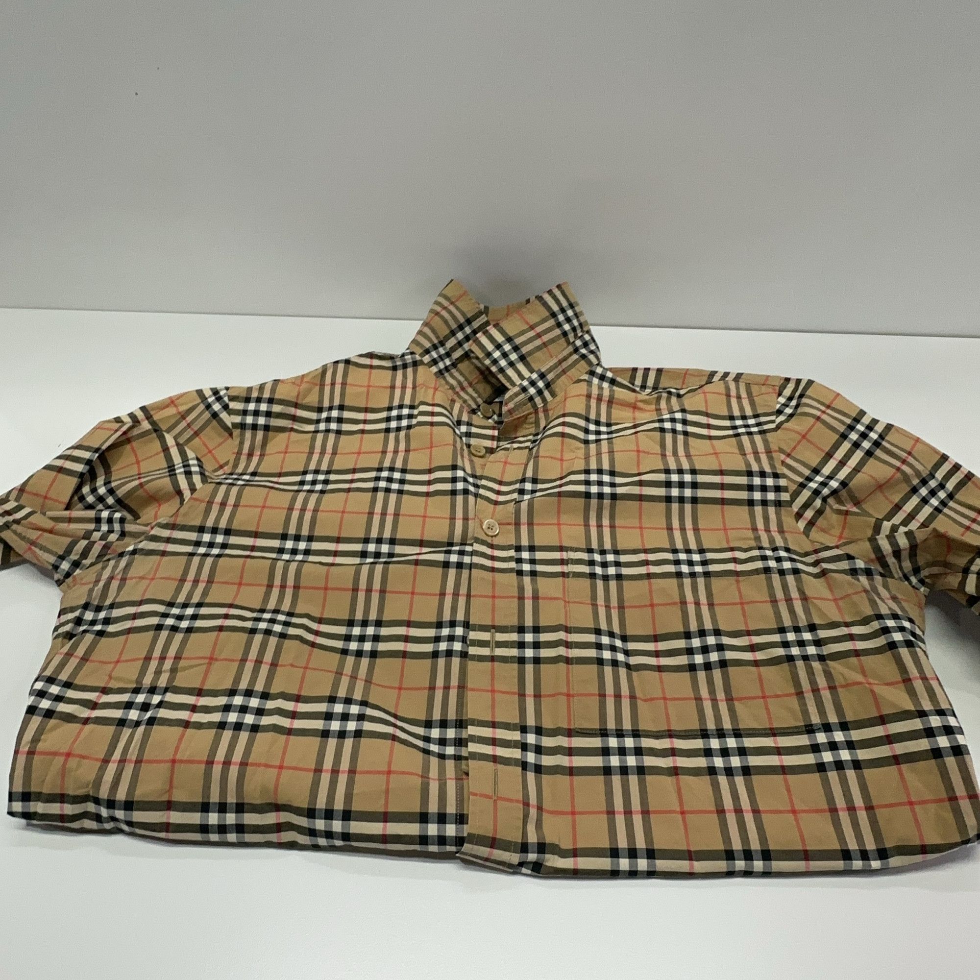 Burberry Burberry Check Button Up Shirt Size L Size US L / EU 52-54 / 3 - 7 Thumbnail