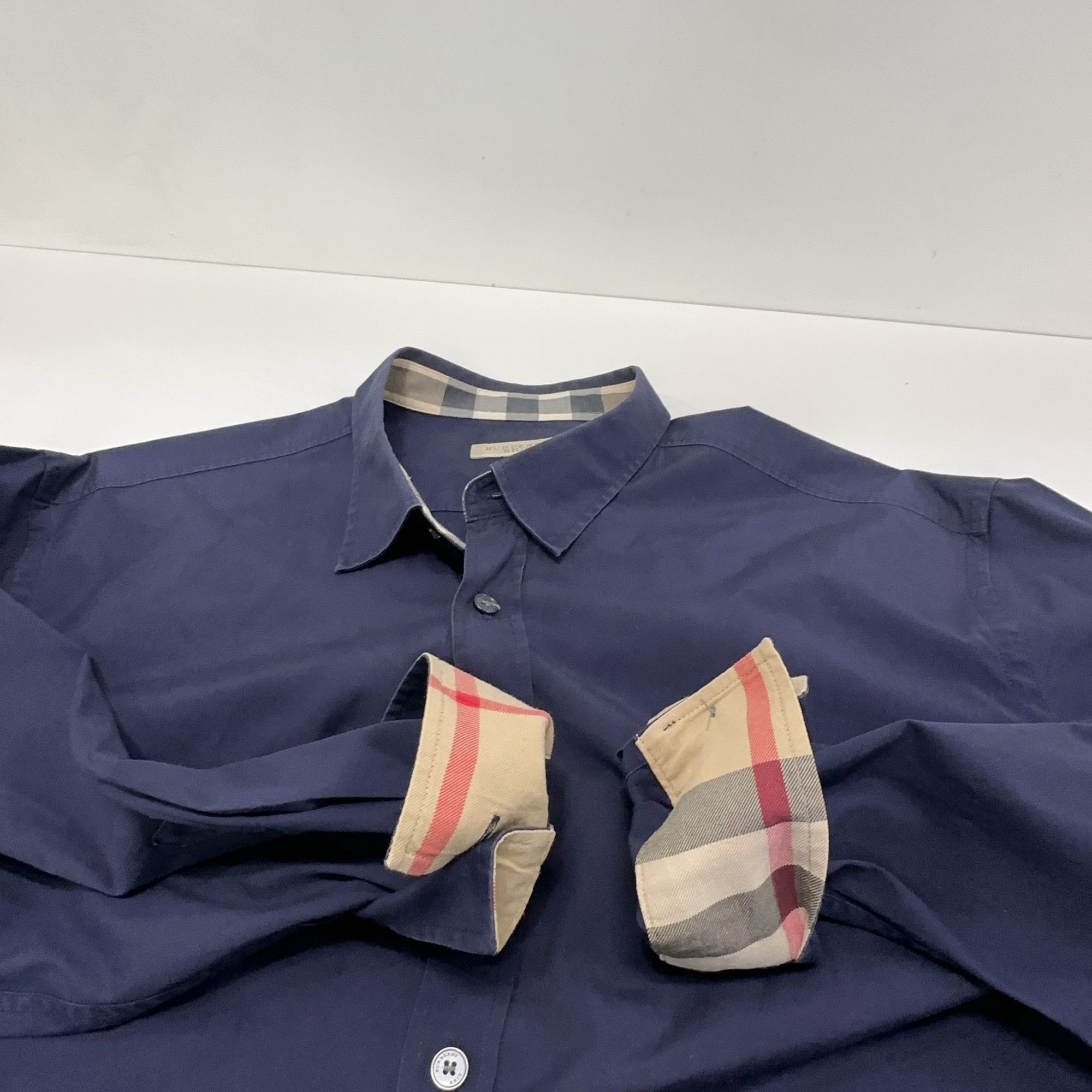 Burberry Burberry Check Lining Button Up Shirt XXXL Size US XXL / EU 58 / 5 - 10 Thumbnail