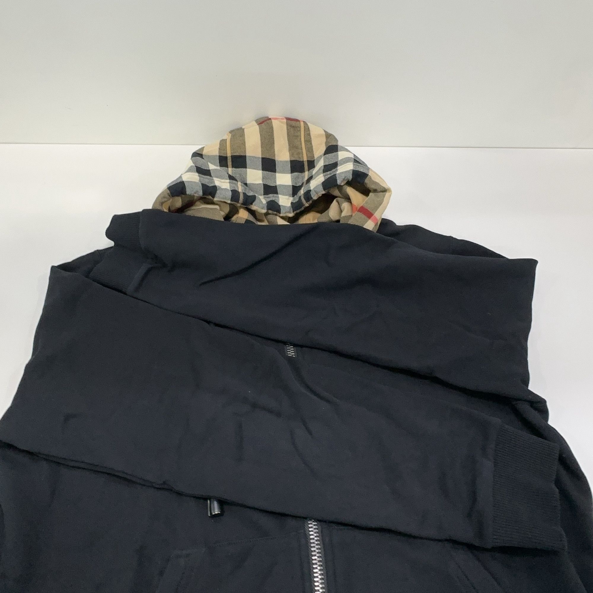 Burberry Burberry Check Hood Zip Up Hoodie Size S Size US S / EU 44-46 / 1 - 6 Thumbnail
