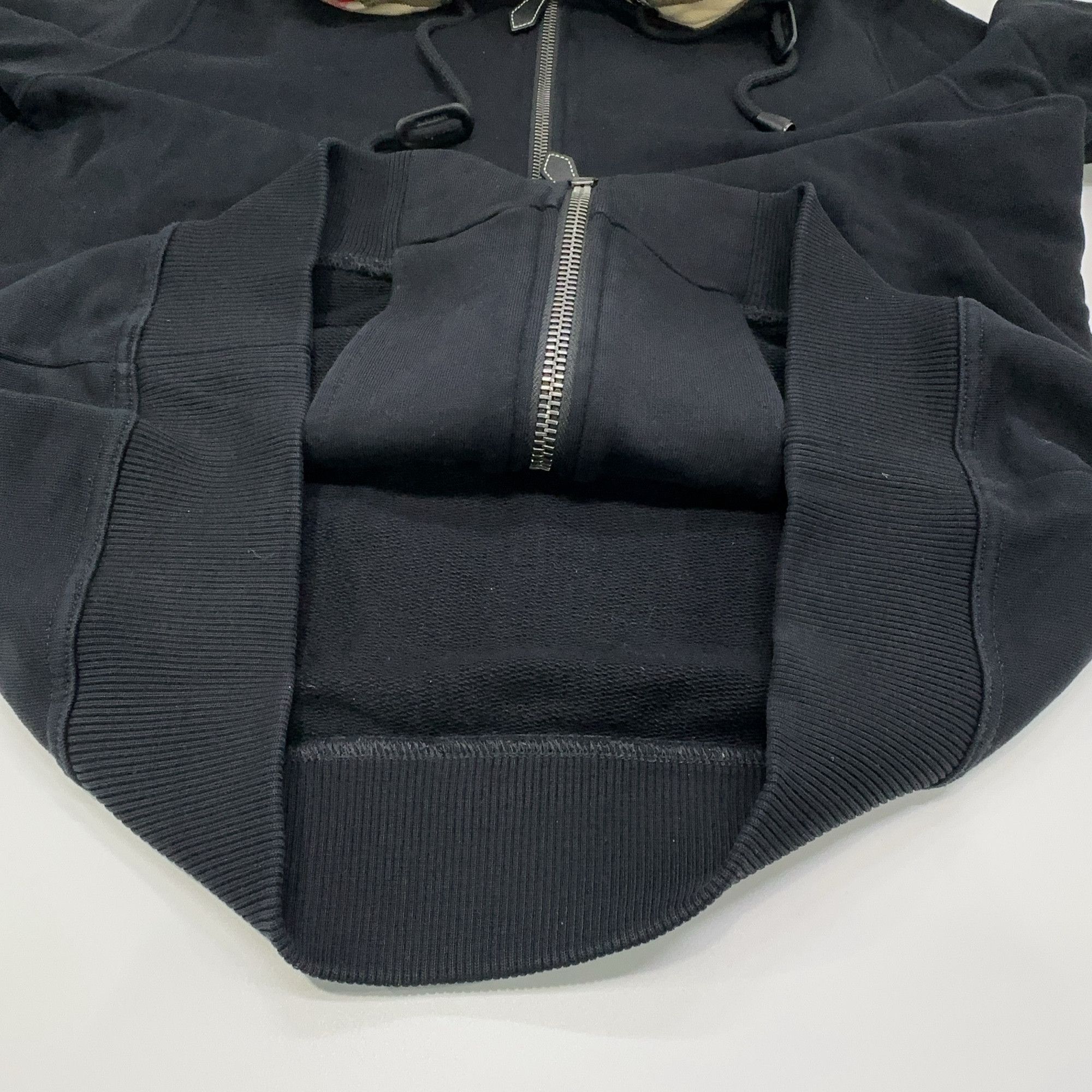 Burberry Burberry Check Hood Zip Up Hoodie Size S Size US S / EU 44-46 / 1 - 8 Thumbnail