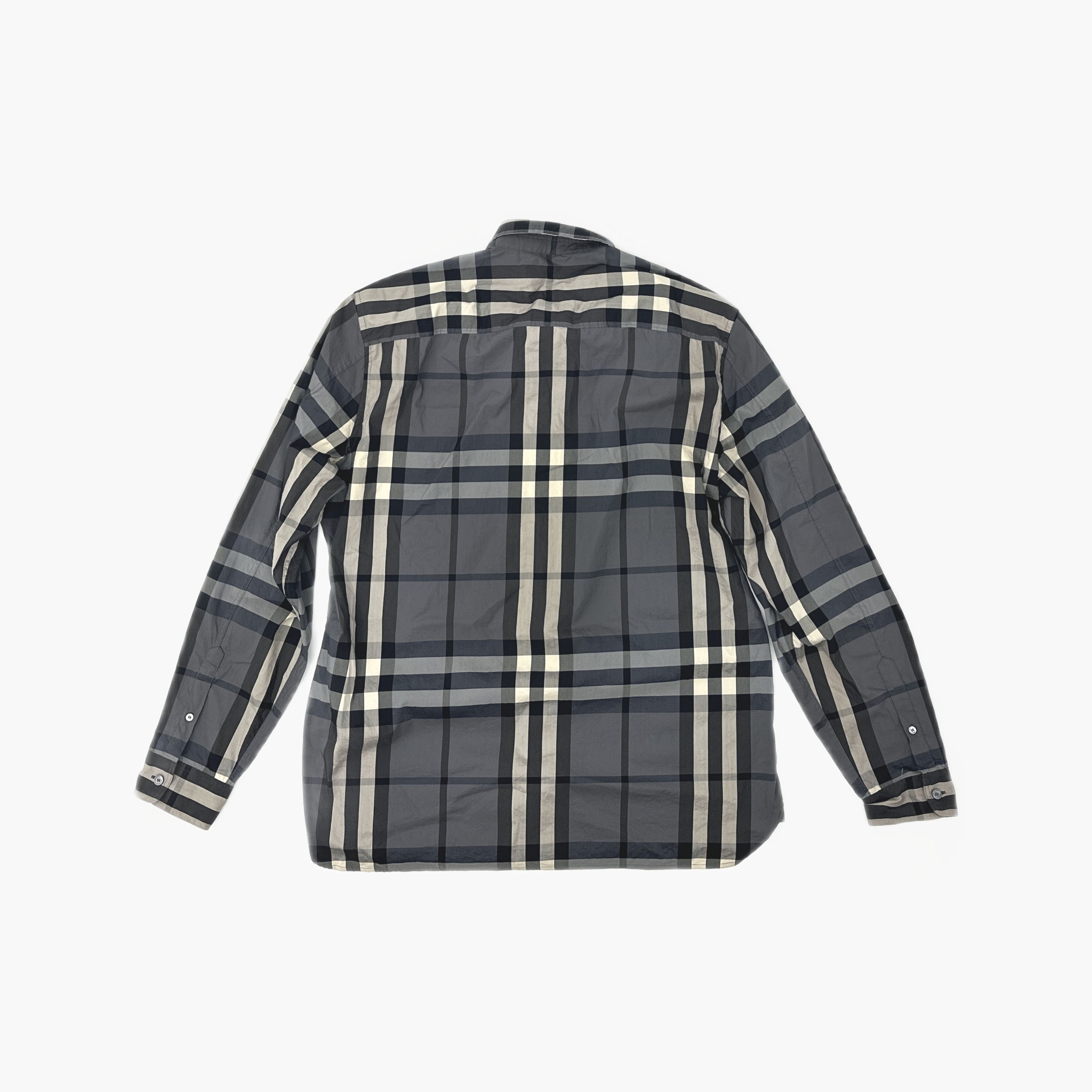 Burberry Burberry Check Long Sleeve Shirt XL Size US XL / EU 56 / 4 - 2 Thumbnail