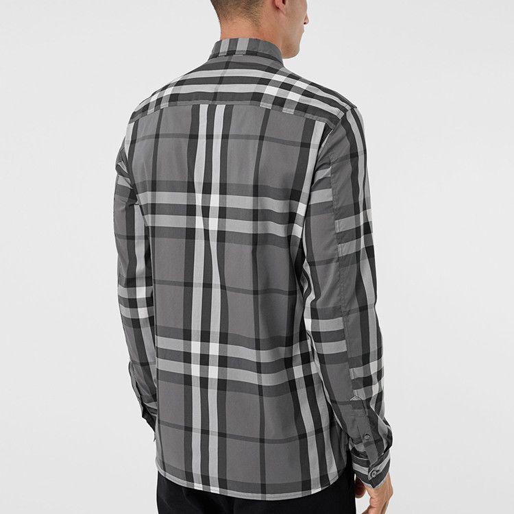 Burberry Burberry Check Long Sleeve Shirt XL Size US XL / EU 56 / 4 - 9 Thumbnail