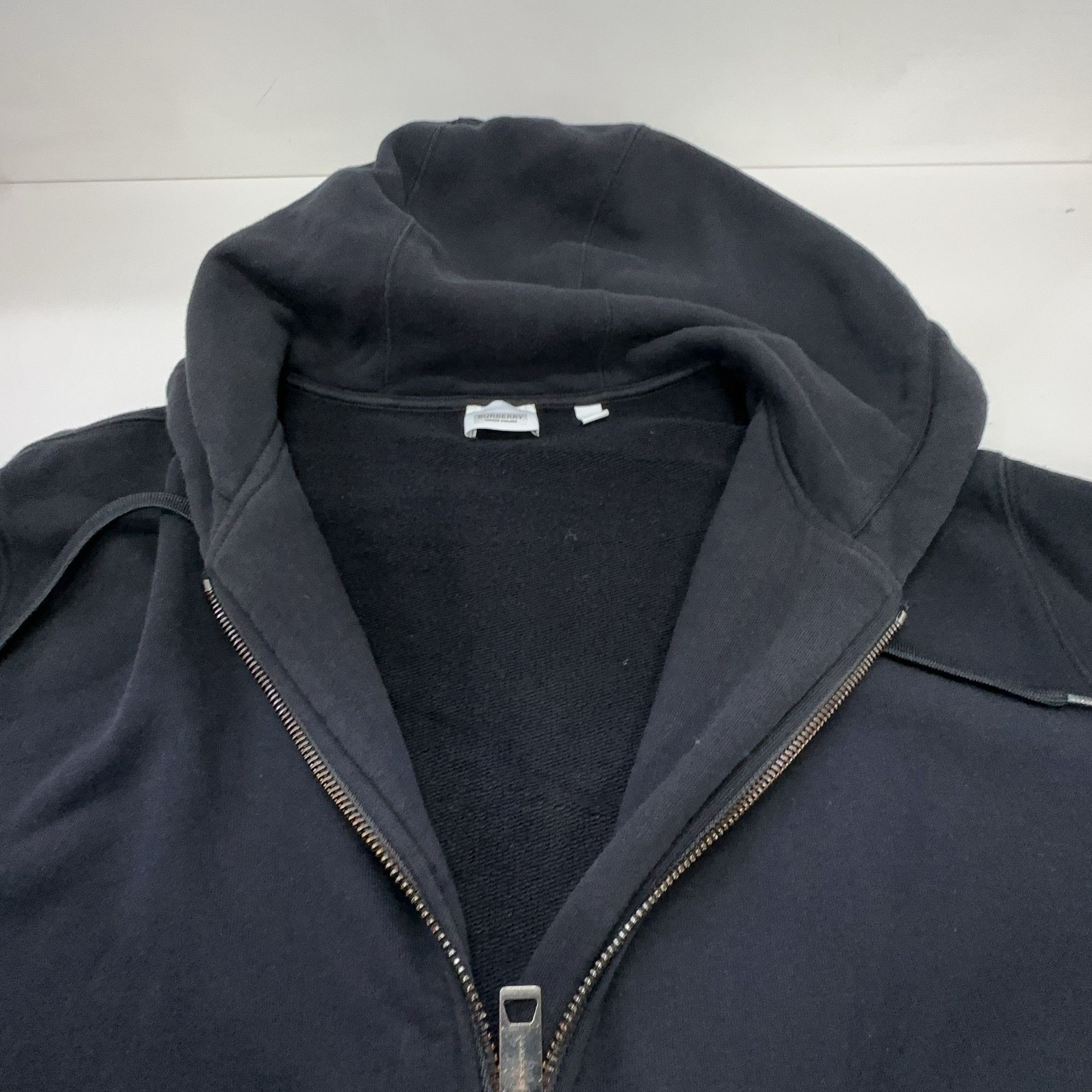 Burberry Burberry Logo Tape Zip Hoodie Size XL Size US XL / EU 56 / 4 - 6 Thumbnail