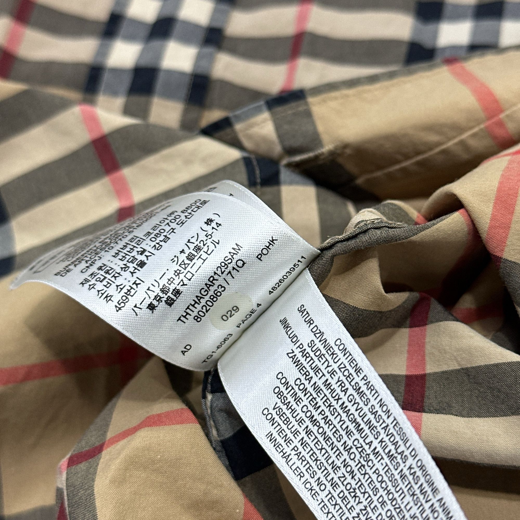 Burberry Burberry House Check Long Sleeve Button Up Shirt Size XL Size US XL / EU 56 / 4 - 3 Thumbnail