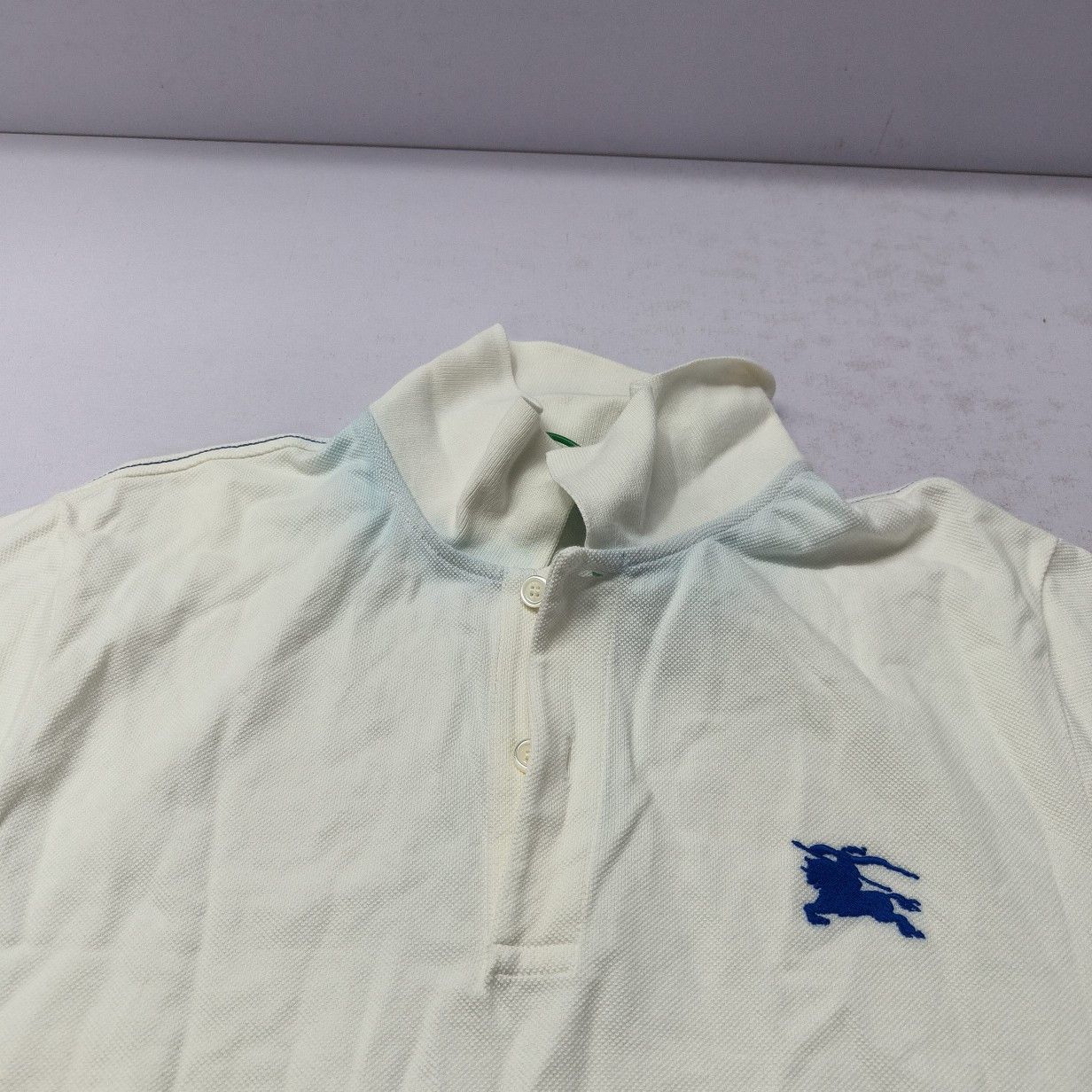Burberry Burberry Logo Polo Shirt Size L Size US L / EU 52-54 / 3 - 8 Thumbnail