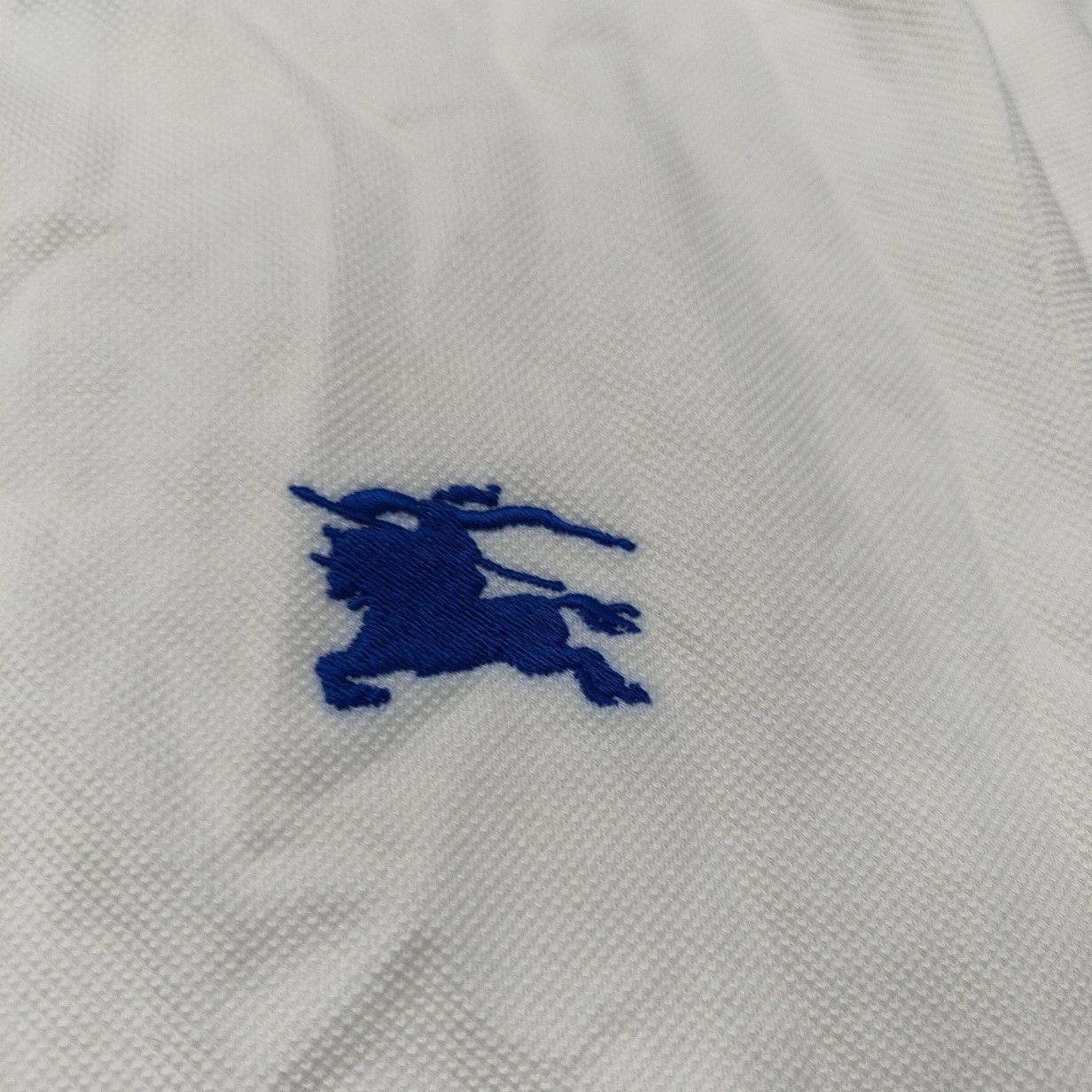 Burberry Burberry Logo Polo Shirt Size L Size US L / EU 52-54 / 3 - 4 Thumbnail