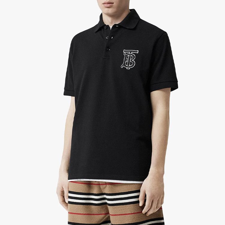 Burberry Burberry TB Monogram Logo Polo Shirt Size L Size US L / EU 52-54 / 3 - 11 Thumbnail
