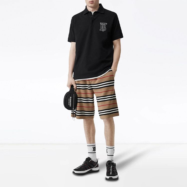 Burberry Burberry TB Monogram Logo Polo Shirt Size L Size US L / EU 52-54 / 3 - 10 Thumbnail