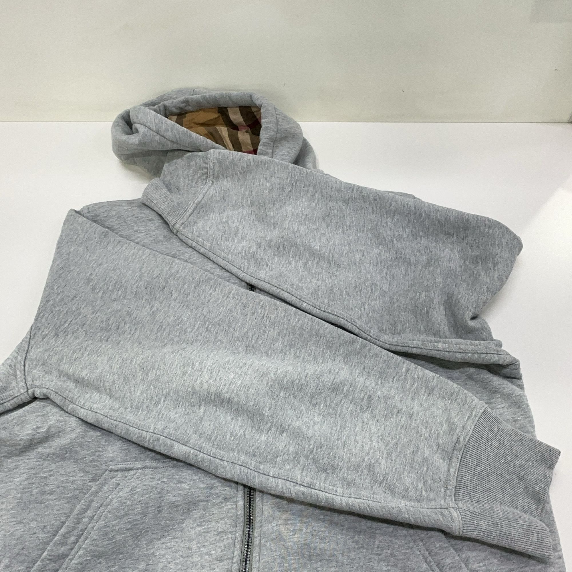 Burberry Burberry Check Lined Zip Hoodie Size M Size US M / EU 48-50 / 2 - 9 Thumbnail