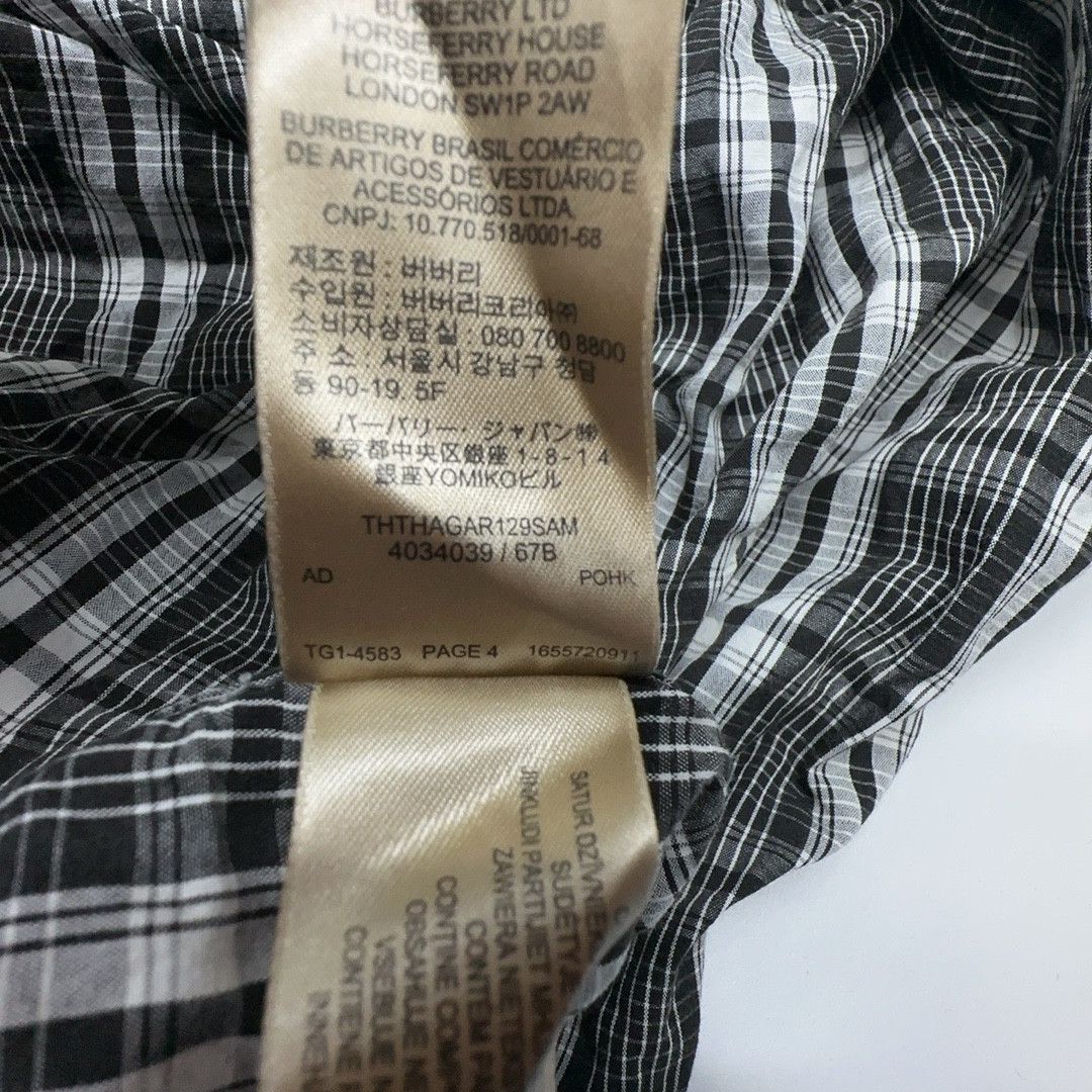 Burberry Burberry Check Short Sleeve Shirt Size L Size US L / EU 52-54 / 3 - 3 Thumbnail