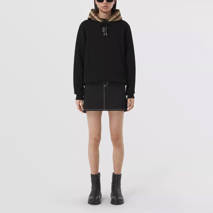 Burberry Burberry Check Hood Hoodie Size S Size S / US 4 / IT 40 - 18 Thumbnail