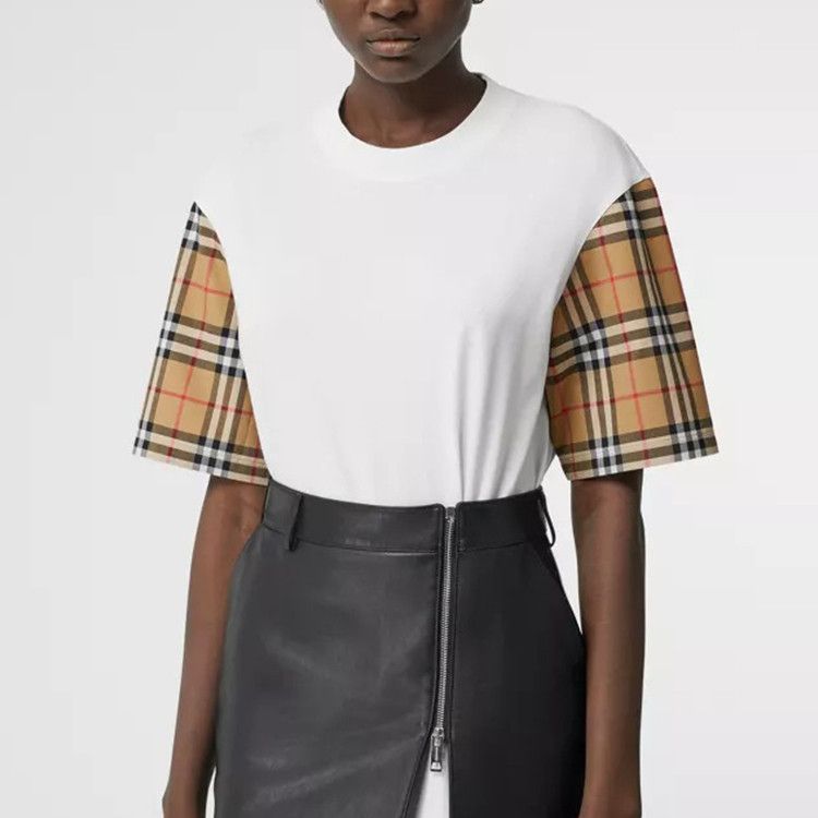Burberry Burberry Check Sleeve T-Shirt Size XL Size XL / US 12-14 / IT 48-50 - 14 Thumbnail
