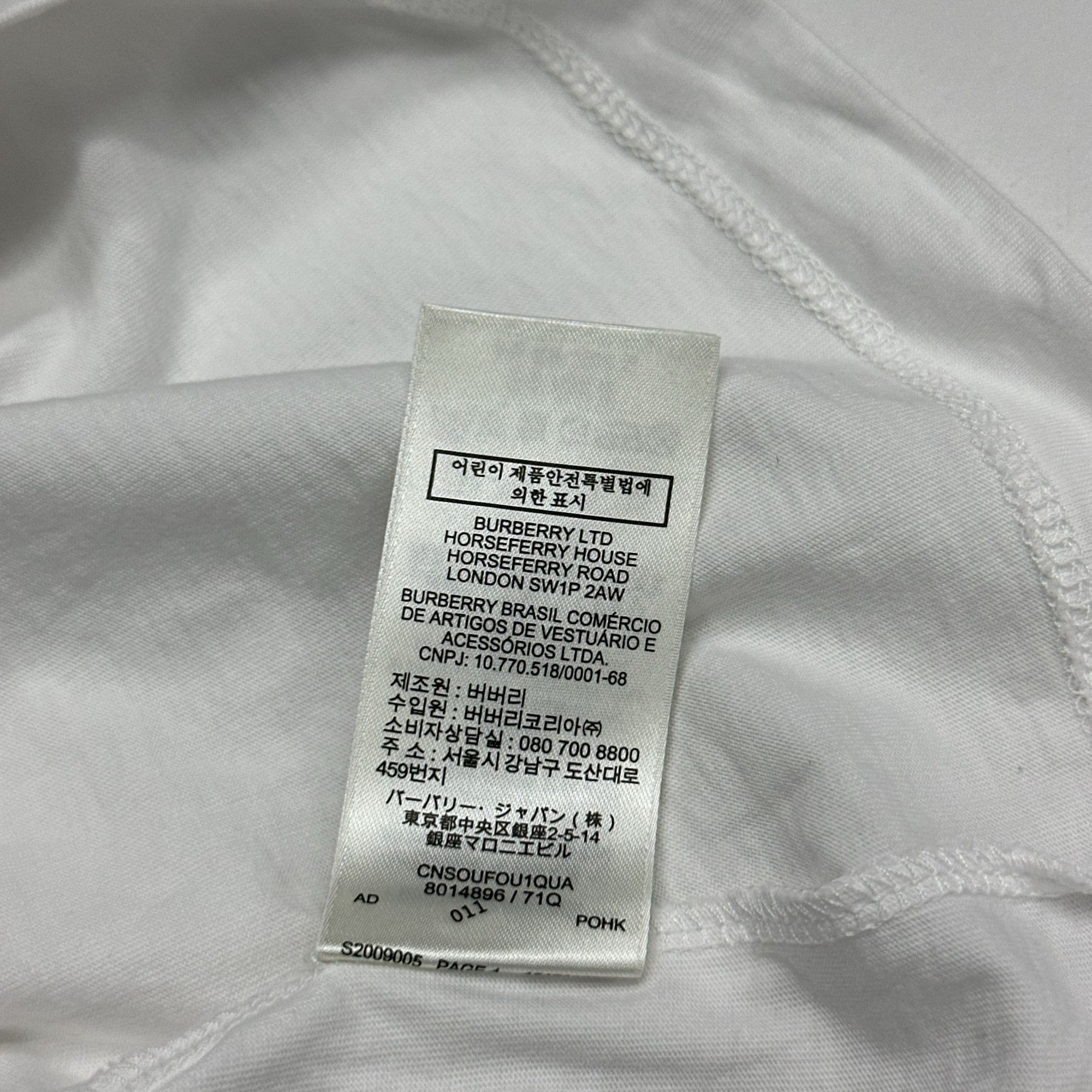 Burberry Burberry Check Sleeve T-Shirt Size XL Size XL / US 12-14 / IT 48-50 - 3 Thumbnail