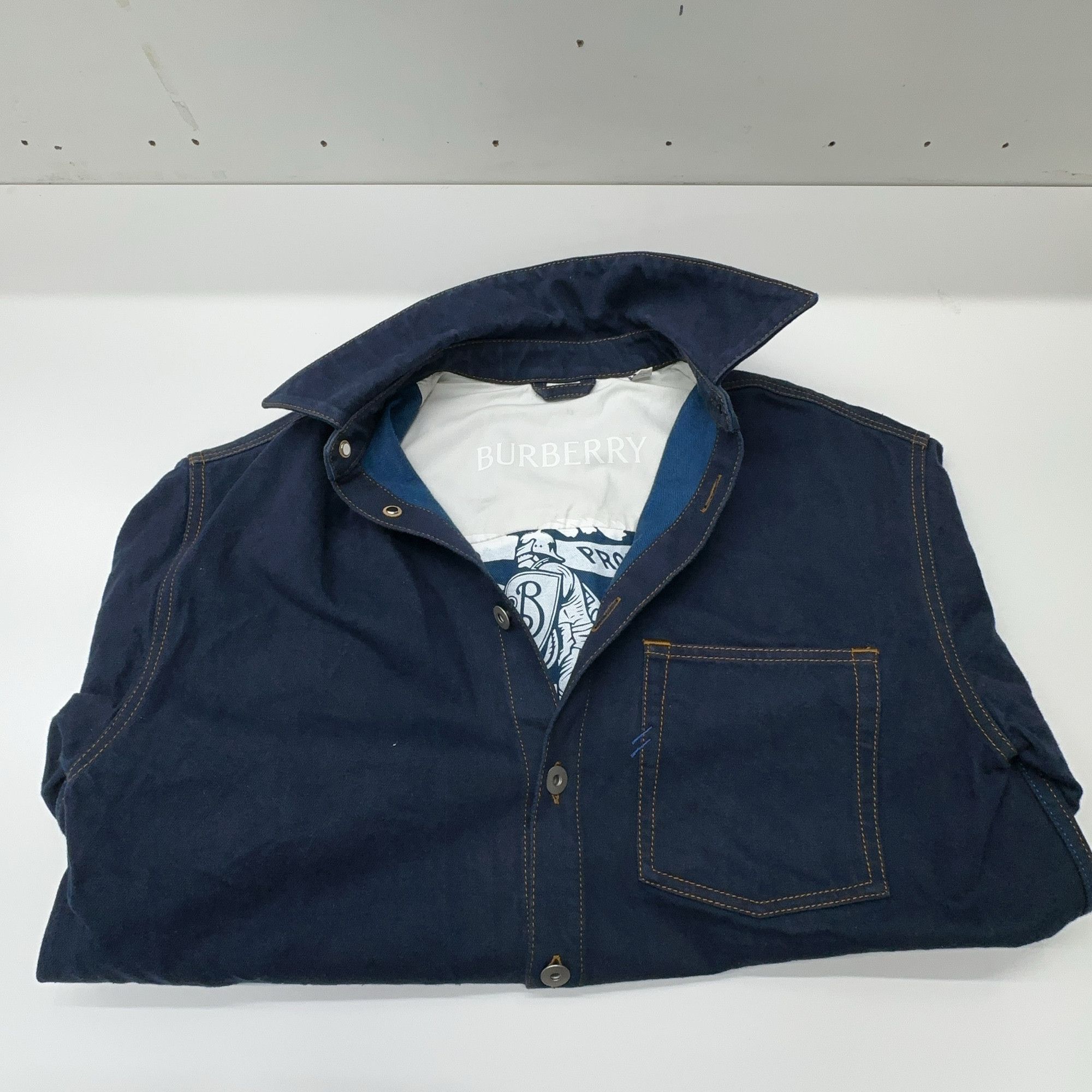 Burberry Burberry Denim Button Up Shirt Size S Size S / US 4 / IT 40 - 5 Thumbnail