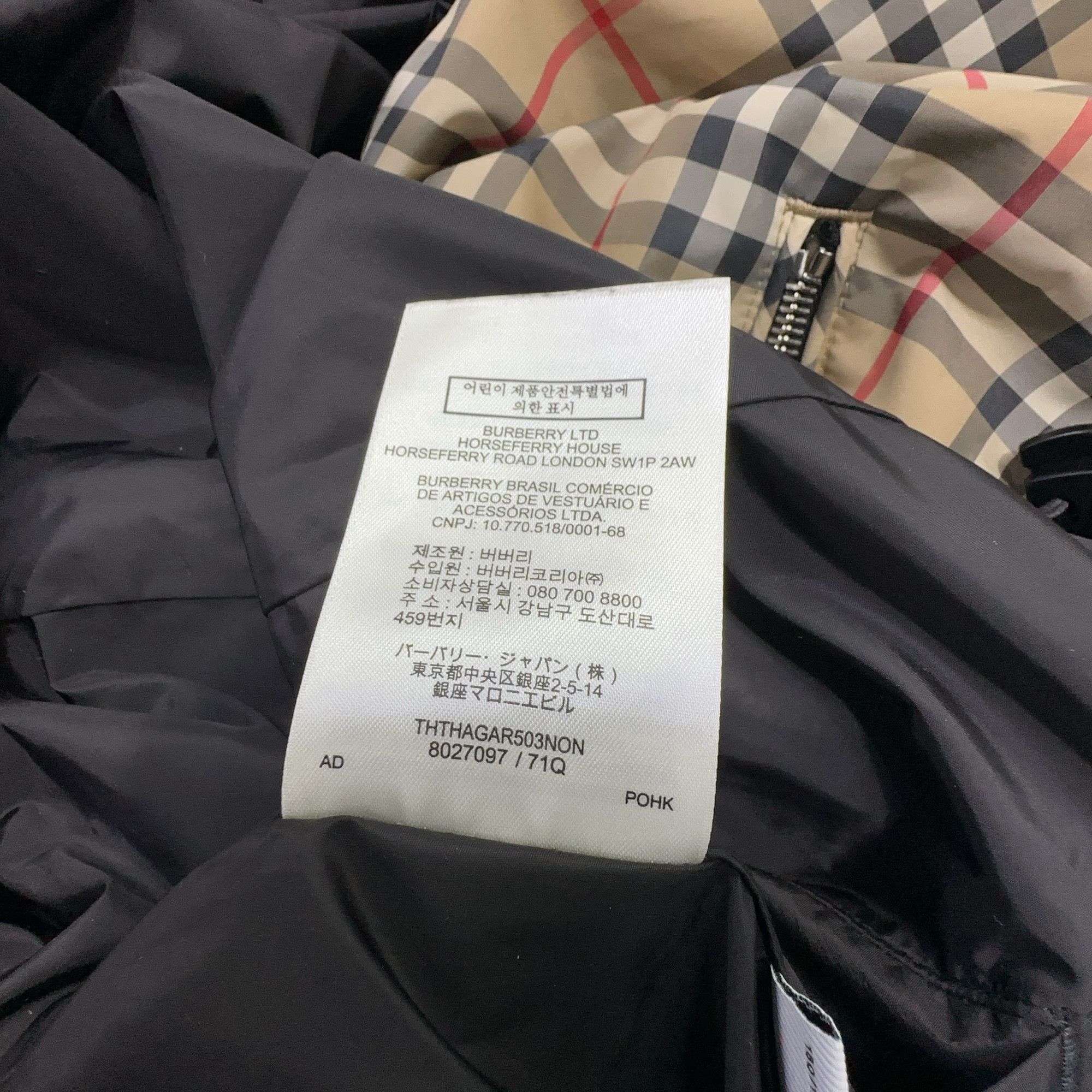 Burberry Burberry Reversible Vintage Check Hoodie Jacket L Size US L / EU 52-54 / 3 - 5 Thumbnail
