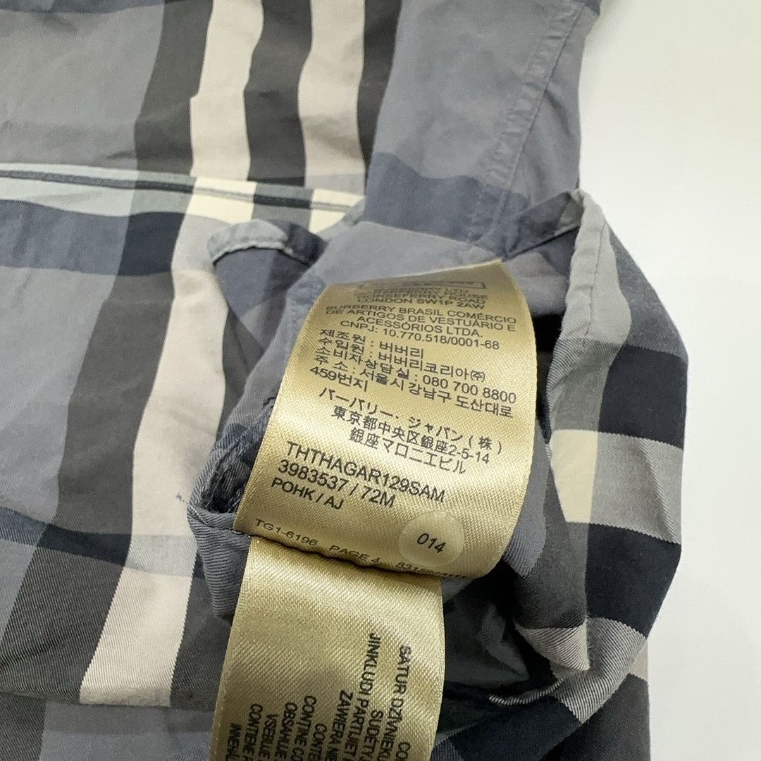Burberry Burberry Check Long Sleeve Shirt XXL Size US XXL / EU 58 / 5 - 11 Thumbnail