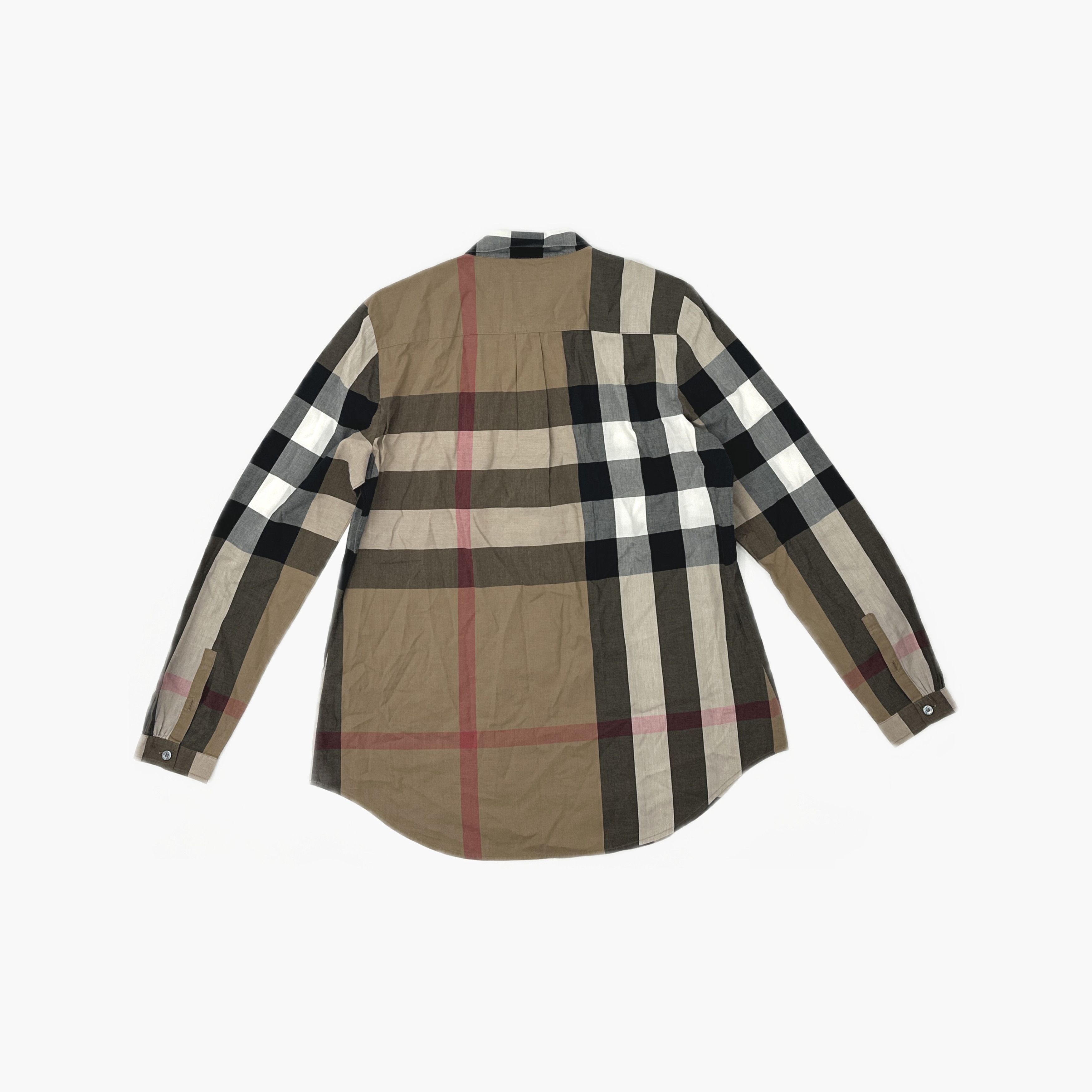 Burberry Burberry Check Print Long Sleeve Shirt Size M Size M / US 6-8 / IT 42-44 - 2 Thumbnail