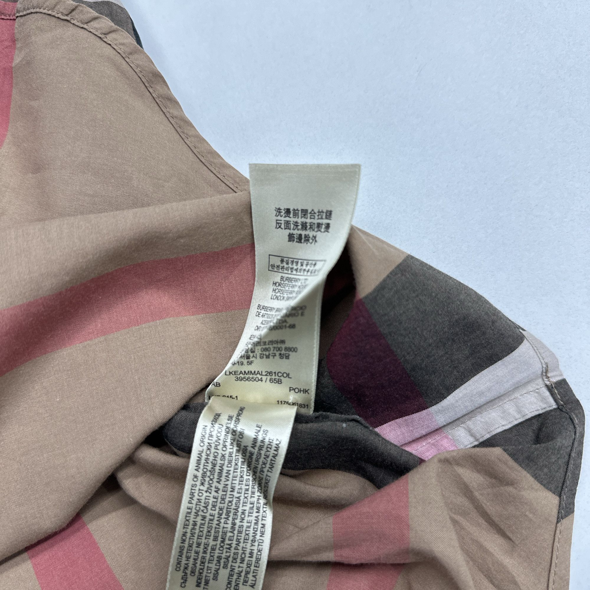 Burberry Burberry Check Print Long Sleeve Shirt Size M Size M / US 6-8 / IT 42-44 - 4 Thumbnail