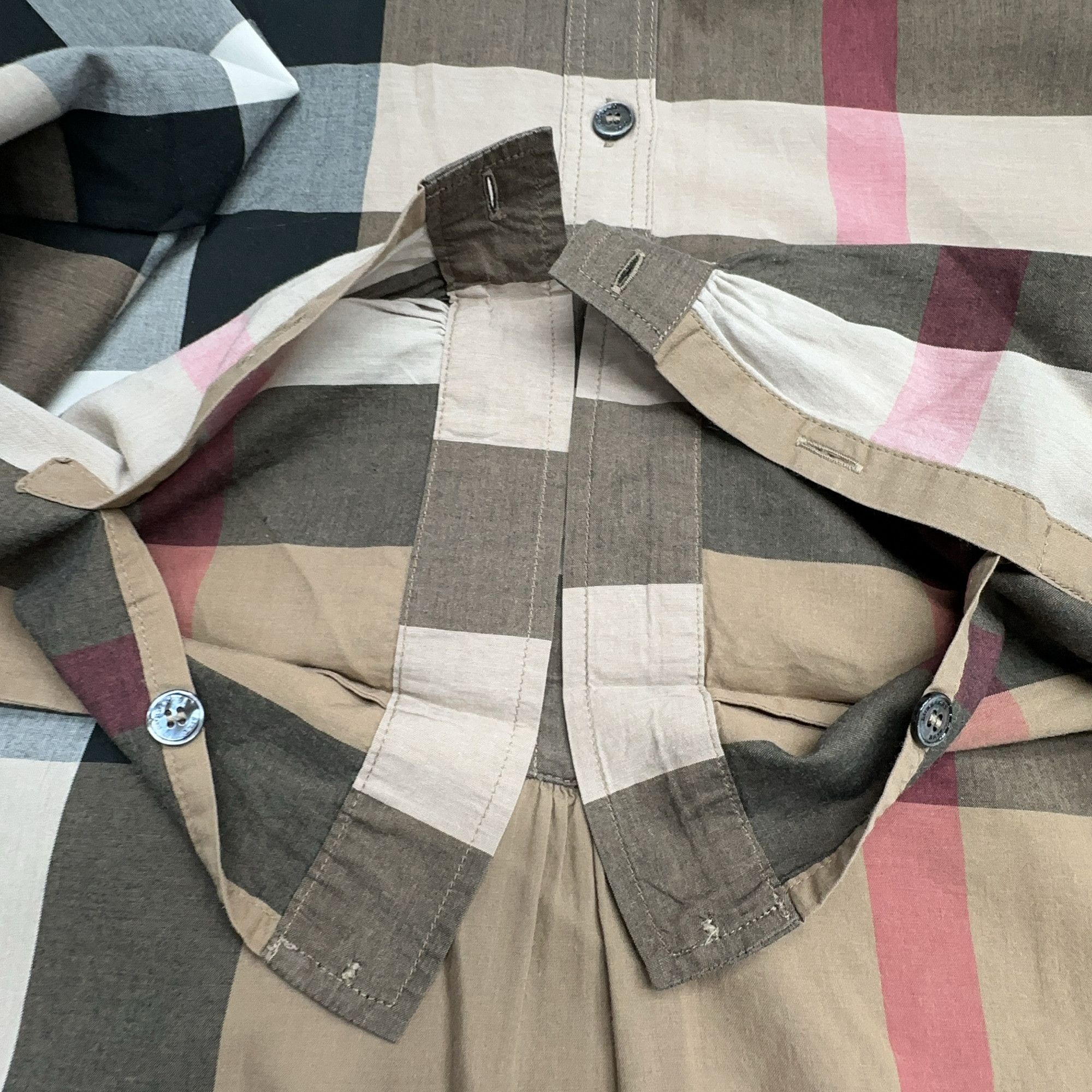 Burberry Burberry Check Print Long Sleeve Shirt Size M Size M / US 6-8 / IT 42-44 - 6 Thumbnail