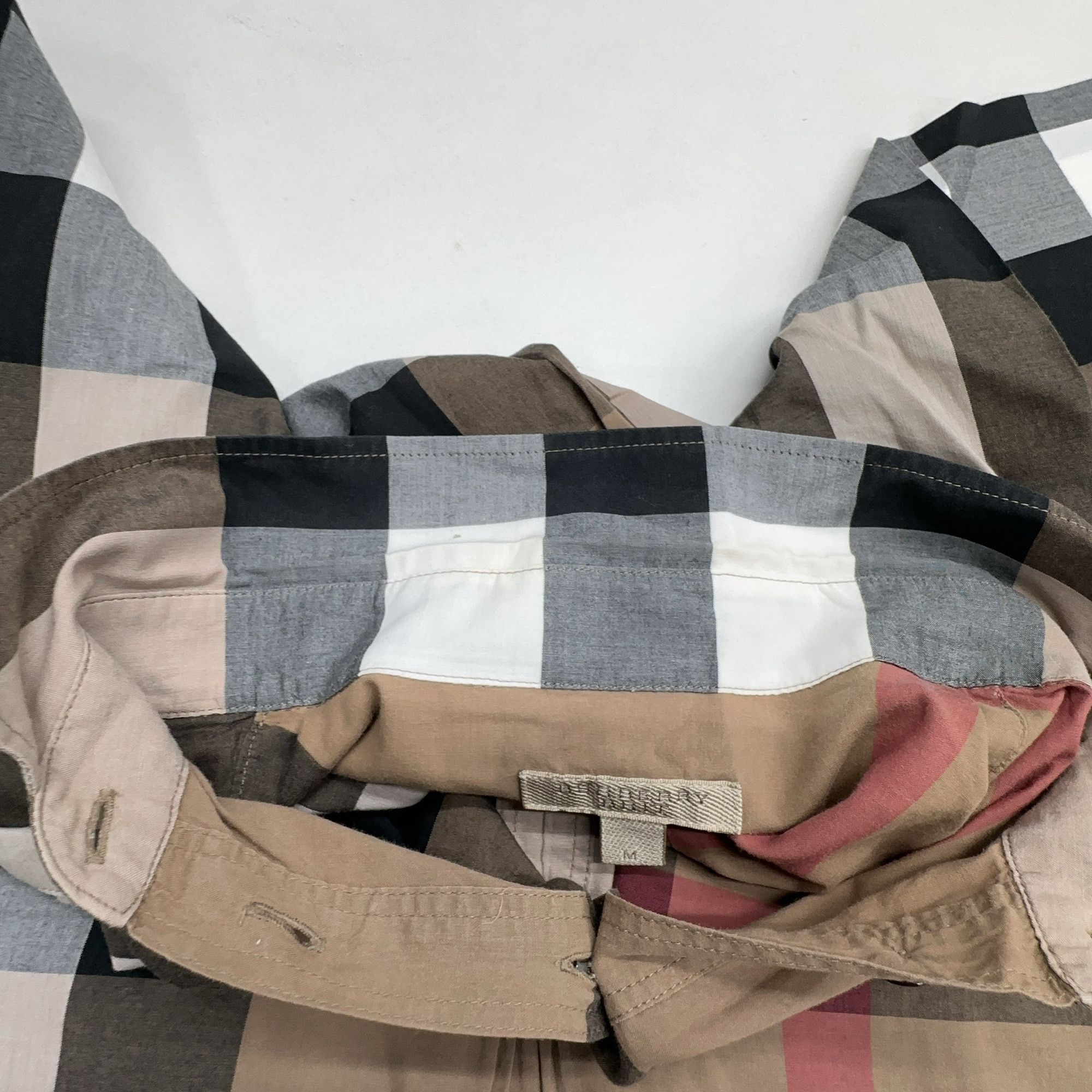 Burberry Burberry Check Print Long Sleeve Shirt Size M Size M / US 6-8 / IT 42-44 - 5 Thumbnail