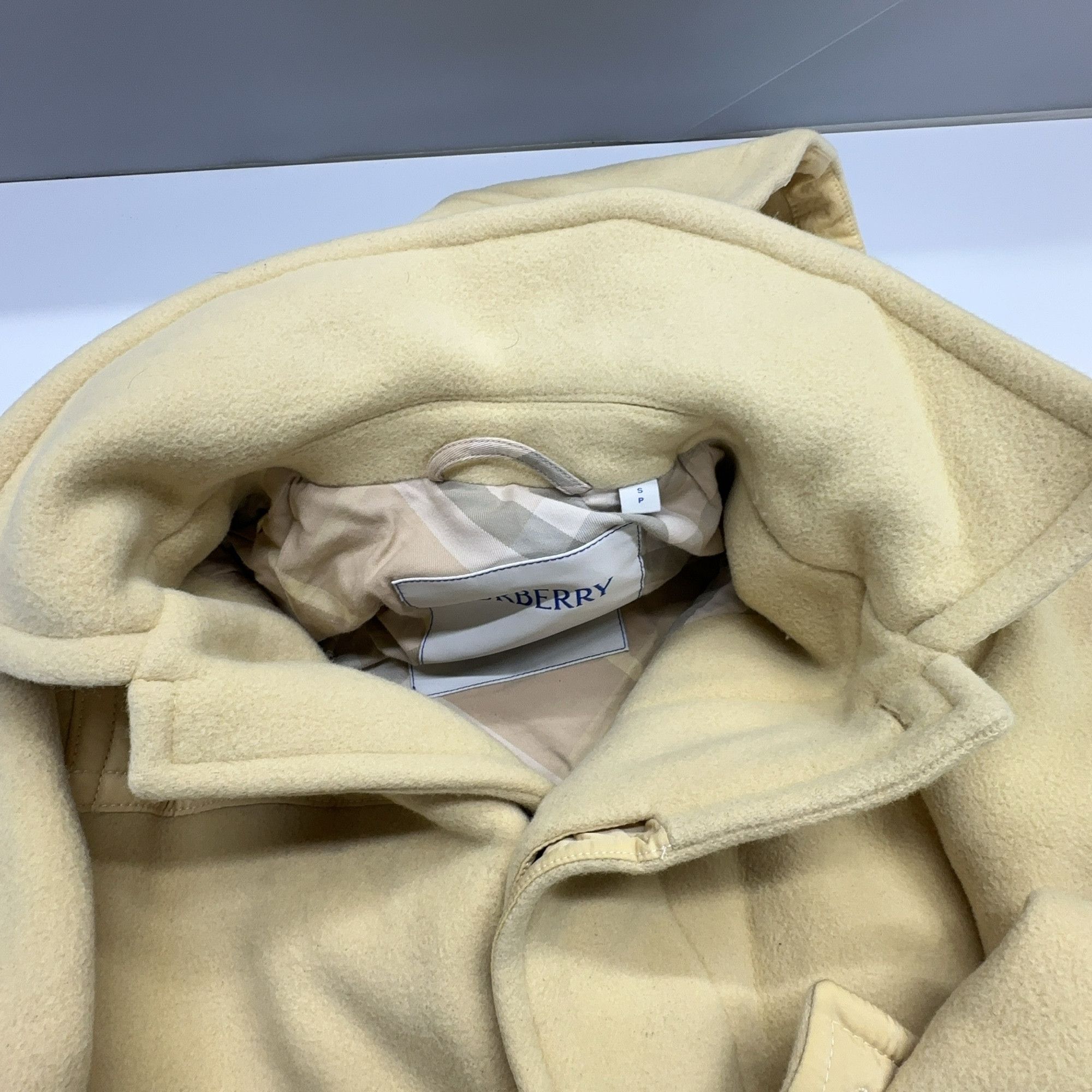 Burberry Burberry Wool Duffle Coat Yellow Size S Size US S / EU 44-46 / 1 - 6 Thumbnail