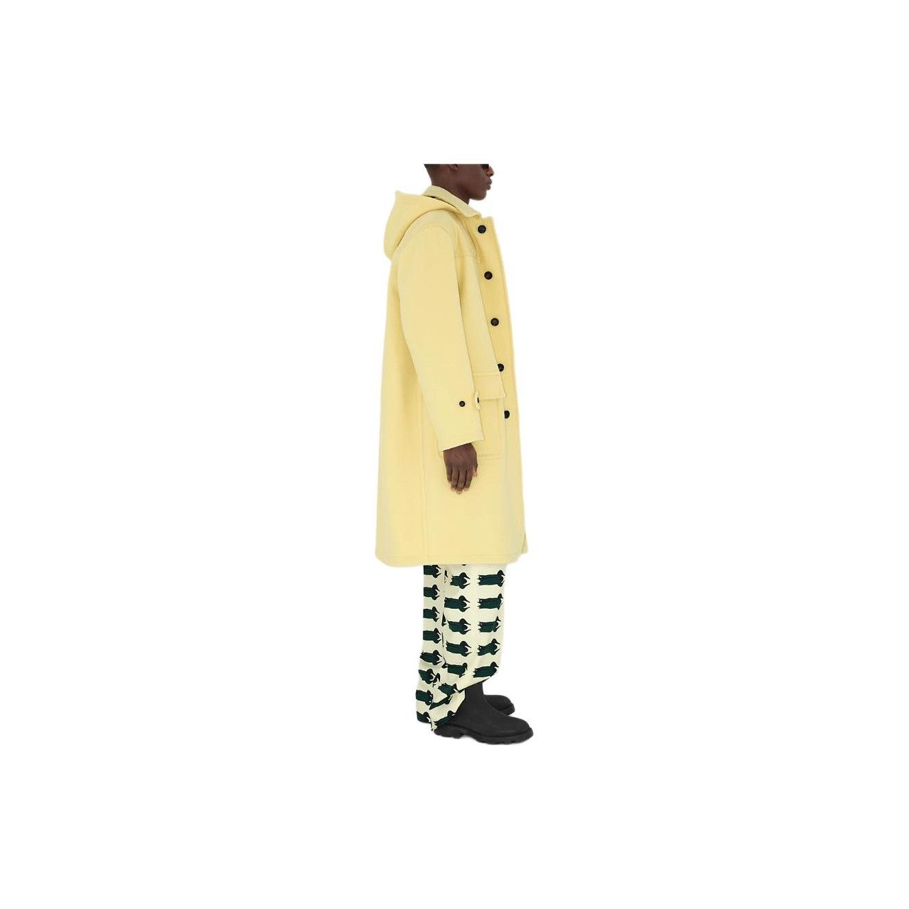 Burberry Burberry Wool Duffle Coat Yellow Size S Size US S / EU 44-46 / 1 - 17 Thumbnail