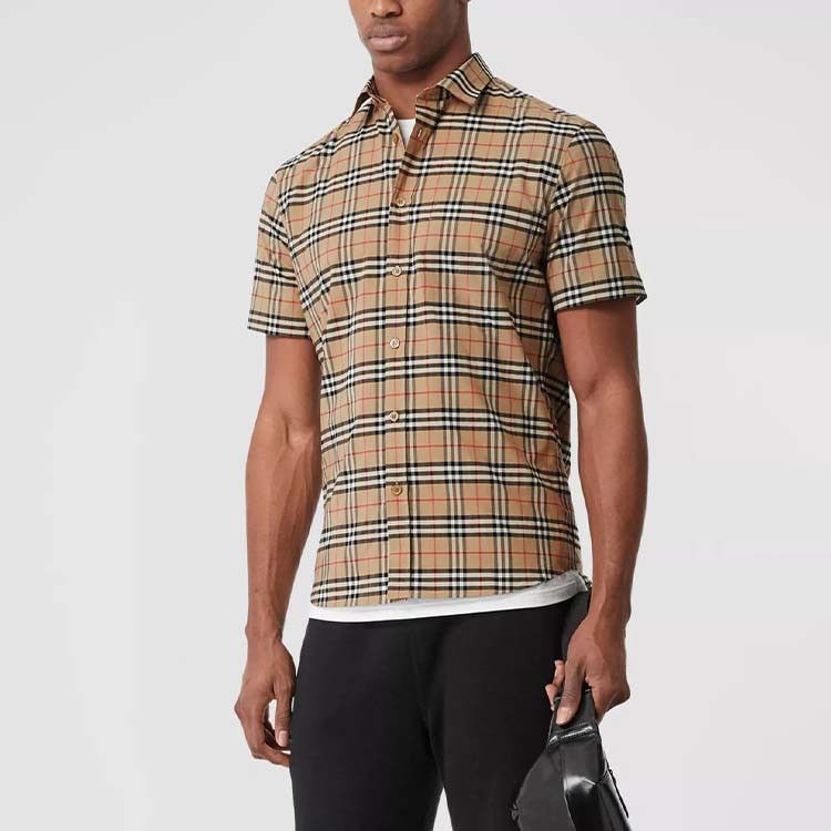Burberry Burberry Check Short Sleeve Button Up Shirt Size S Size US S / EU 44-46 / 1 - 15 Thumbnail