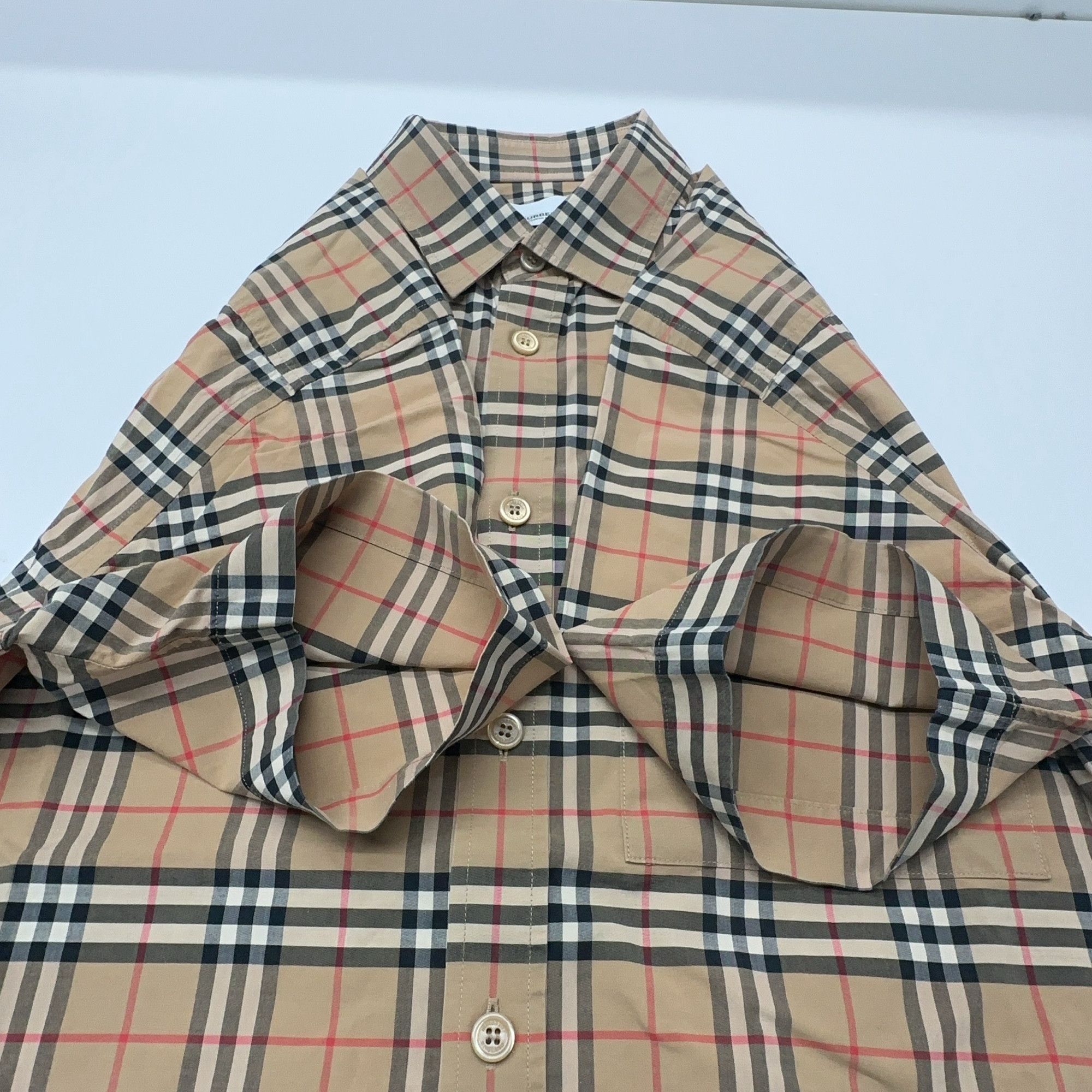 Burberry Burberry Check Short Sleeve Button Up Shirt Size S Size US S / EU 44-46 / 1 - 7 Thumbnail