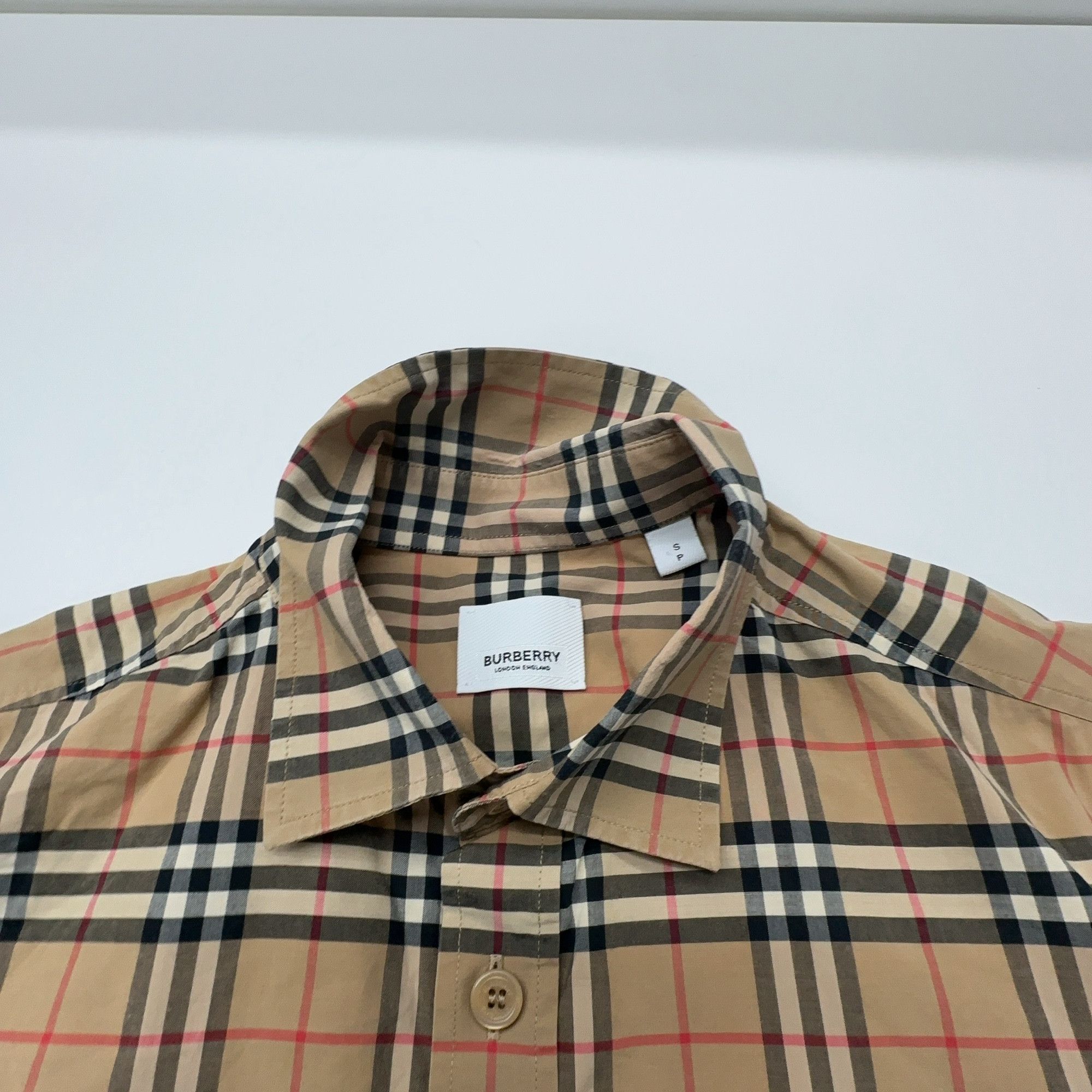 Burberry Burberry Check Short Sleeve Button Up Shirt Size S Size US S / EU 44-46 / 1 - 5 Thumbnail
