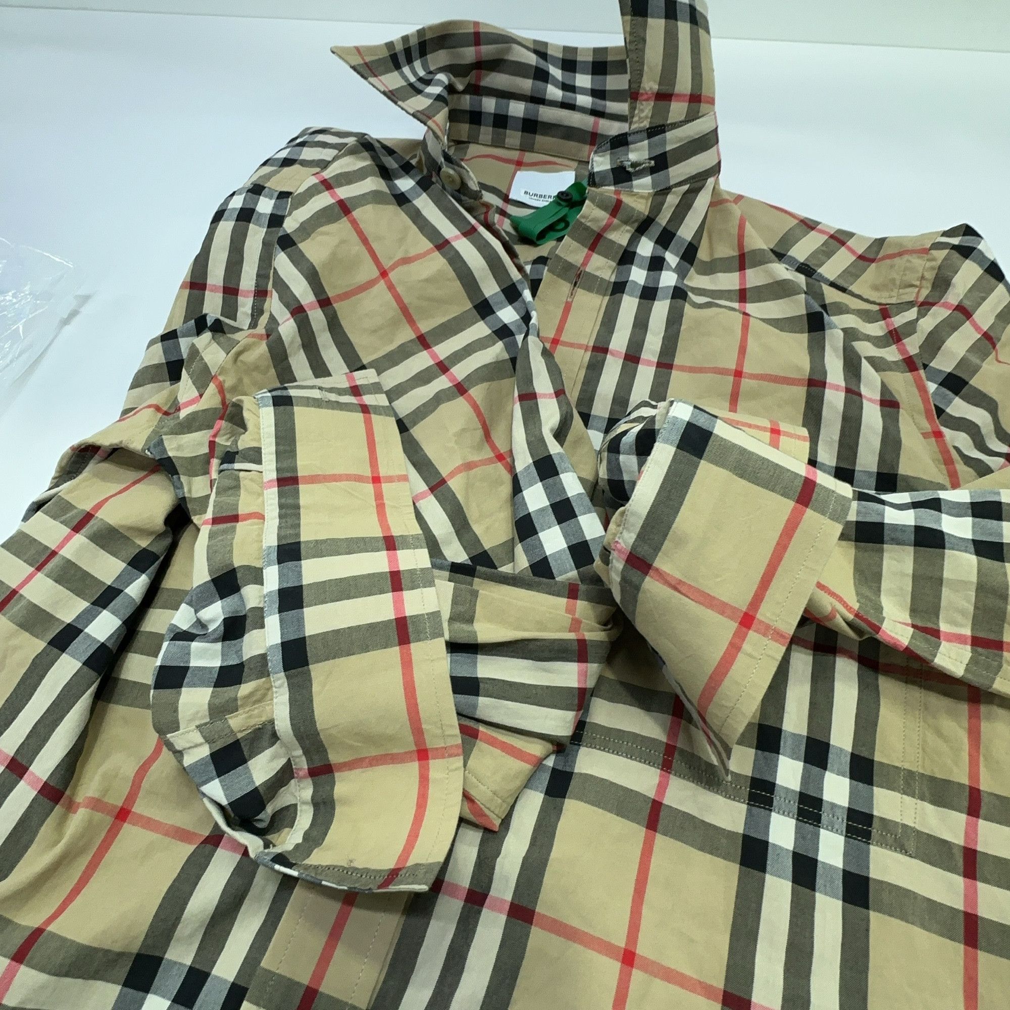 Burberry Burberry Check Cotton Button Up Shirt Size M Size US M / EU 48-50 / 2 - 7 Thumbnail