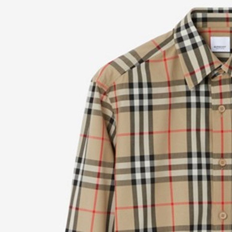 Burberry Burberry Check Cotton Button Up Shirt Size M Size US M / EU 48-50 / 2 - 9 Thumbnail