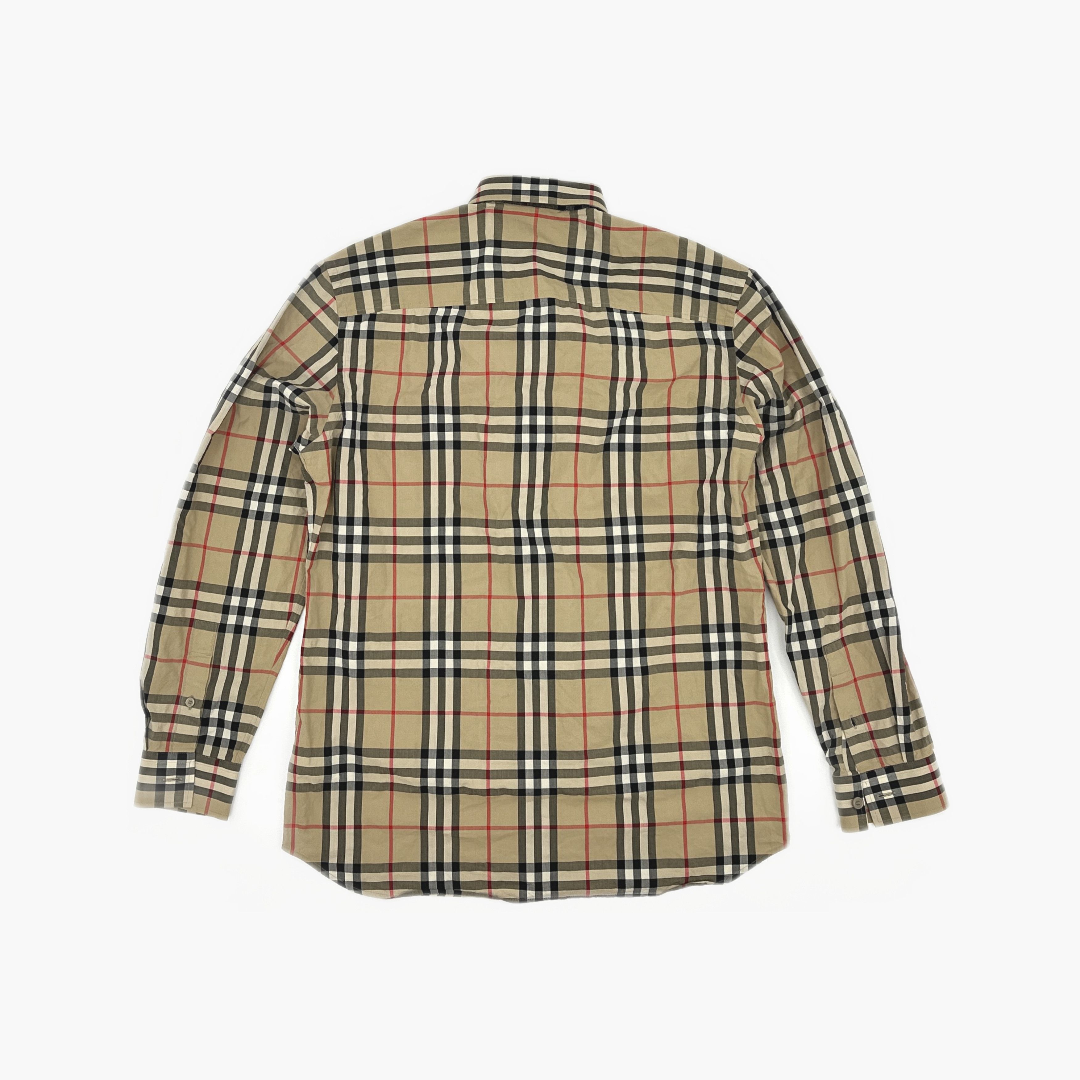 Burberry Burberry Check Cotton Button Up Shirt Size M Size US M / EU 48-50 / 2 - 2 Thumbnail