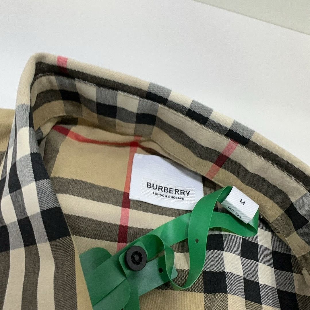 Burberry Burberry Check Cotton Button Up Shirt Size M Size US M / EU 48-50 / 2 - 5 Thumbnail