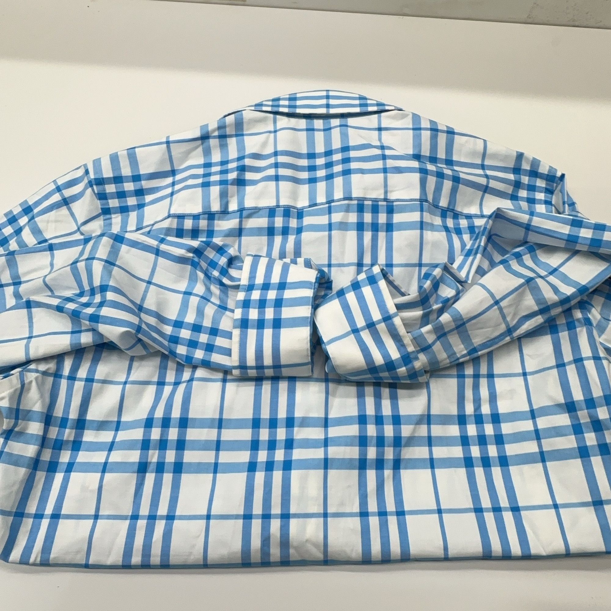 Burberry Burberry Blue Check Button Up Shirt Size S Size US S / EU 44-46 / 1 - 8 Thumbnail