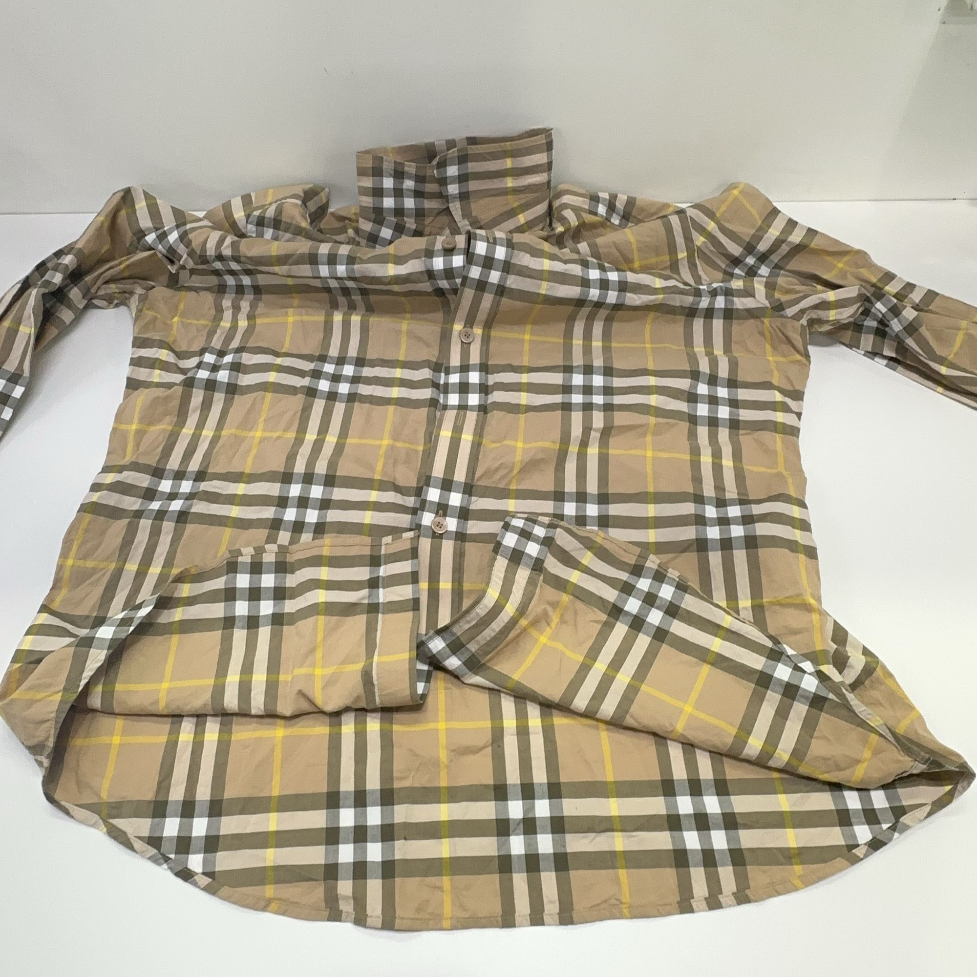 Burberry Burberry Check Button Up Shirt XL Size US XL / EU 56 / 4 - 9 Thumbnail
