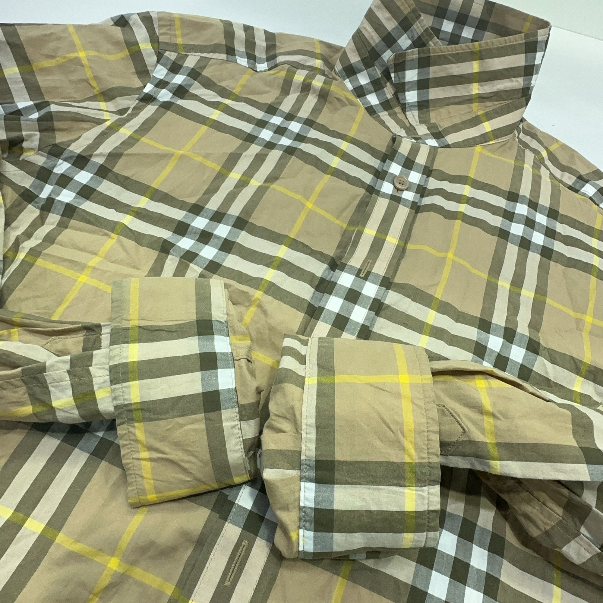 Burberry Burberry Check Button Up Shirt XL Size US XL / EU 56 / 4 - 11 Thumbnail