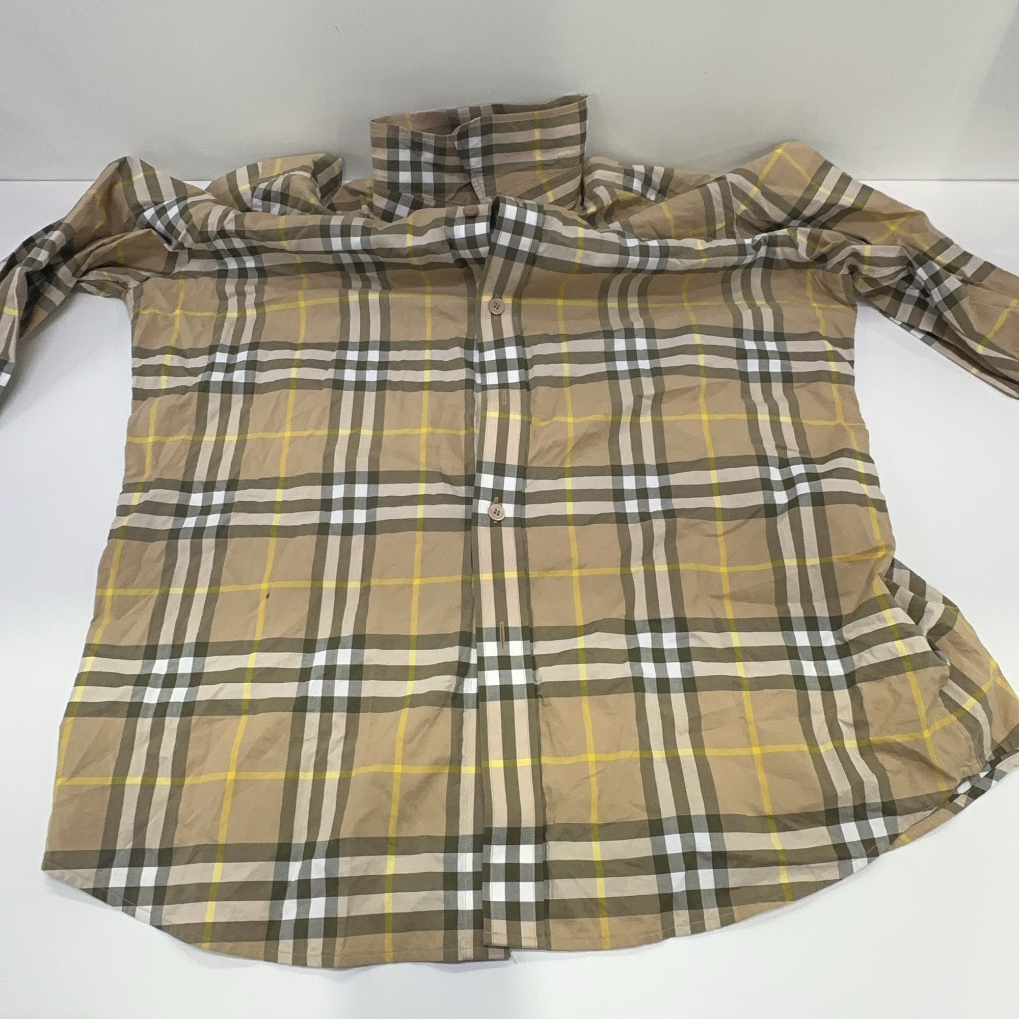 Burberry Burberry Check Button Up Shirt XL Size US XL / EU 56 / 4 - 8 Thumbnail