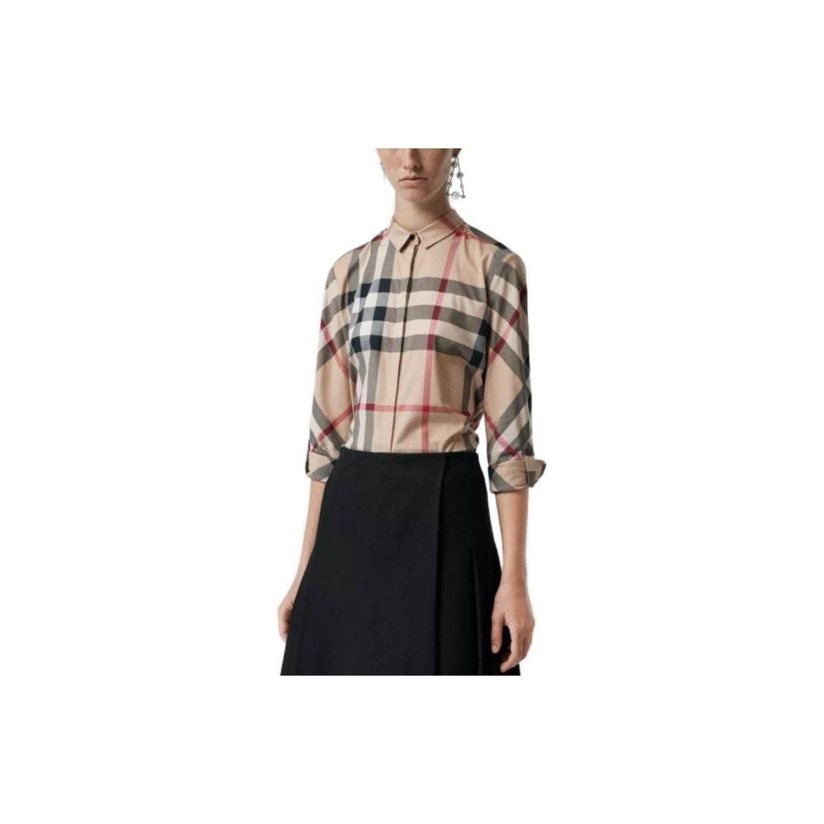 Burberry Burberry Check Print Button Up Shirt Size XS Size XS / US 0-2 / IT 36-38 - 7 Thumbnail