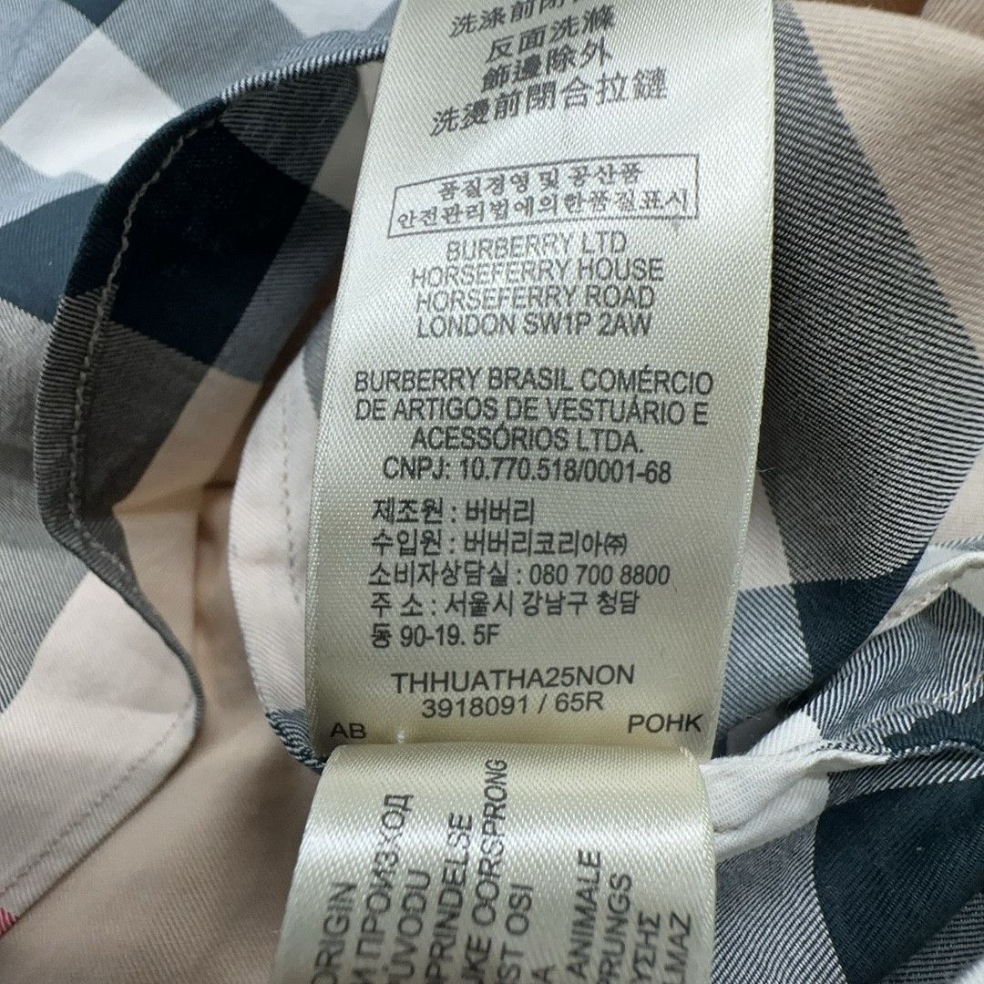 Burberry Burberry Check Print Button Up Shirt Size XS Size XS / US 0-2 / IT 36-38 - 3 Thumbnail